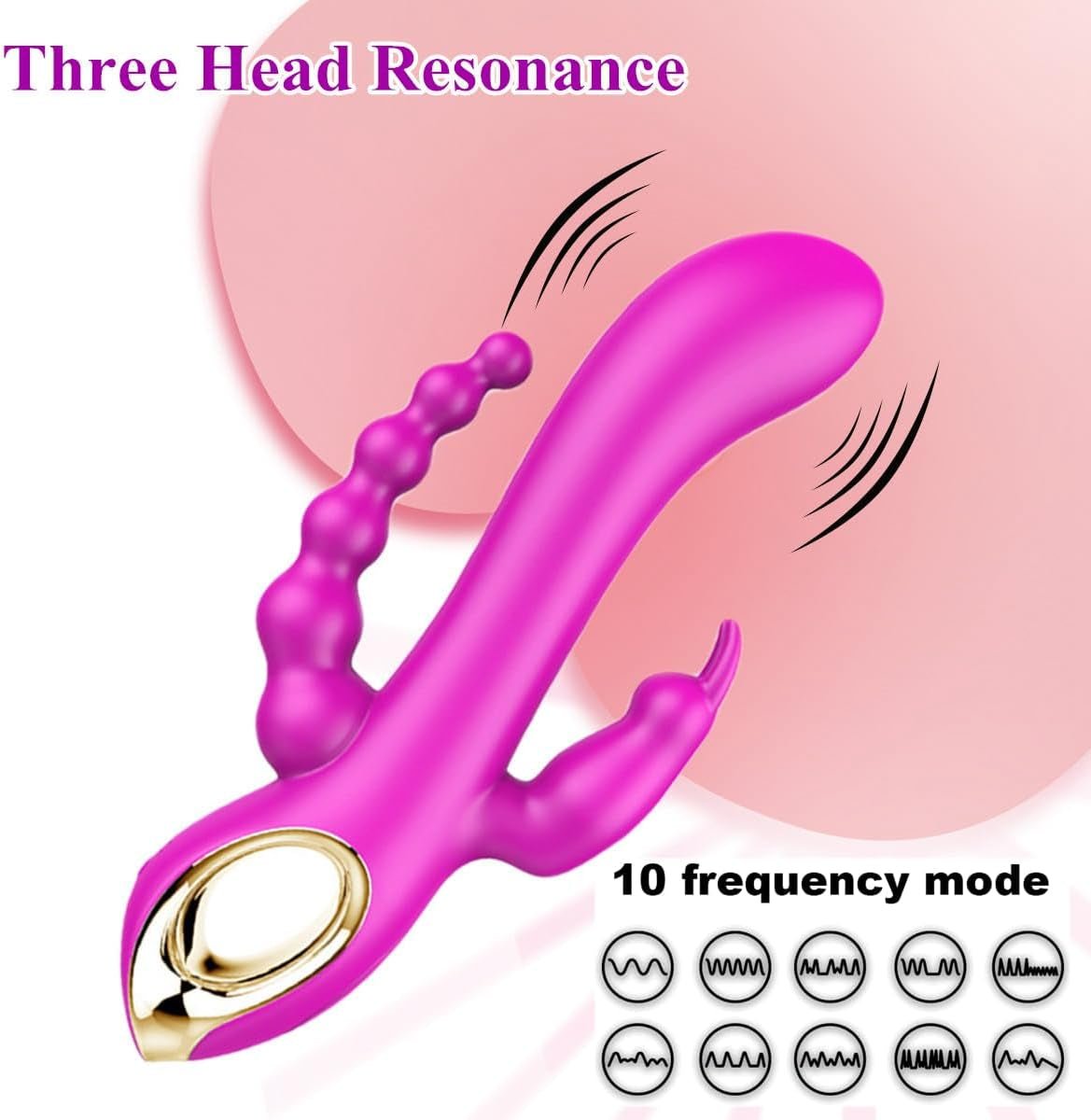 TriBloom 3 - in - 1 Rabbit Vibrator - Vixen | Nova Network