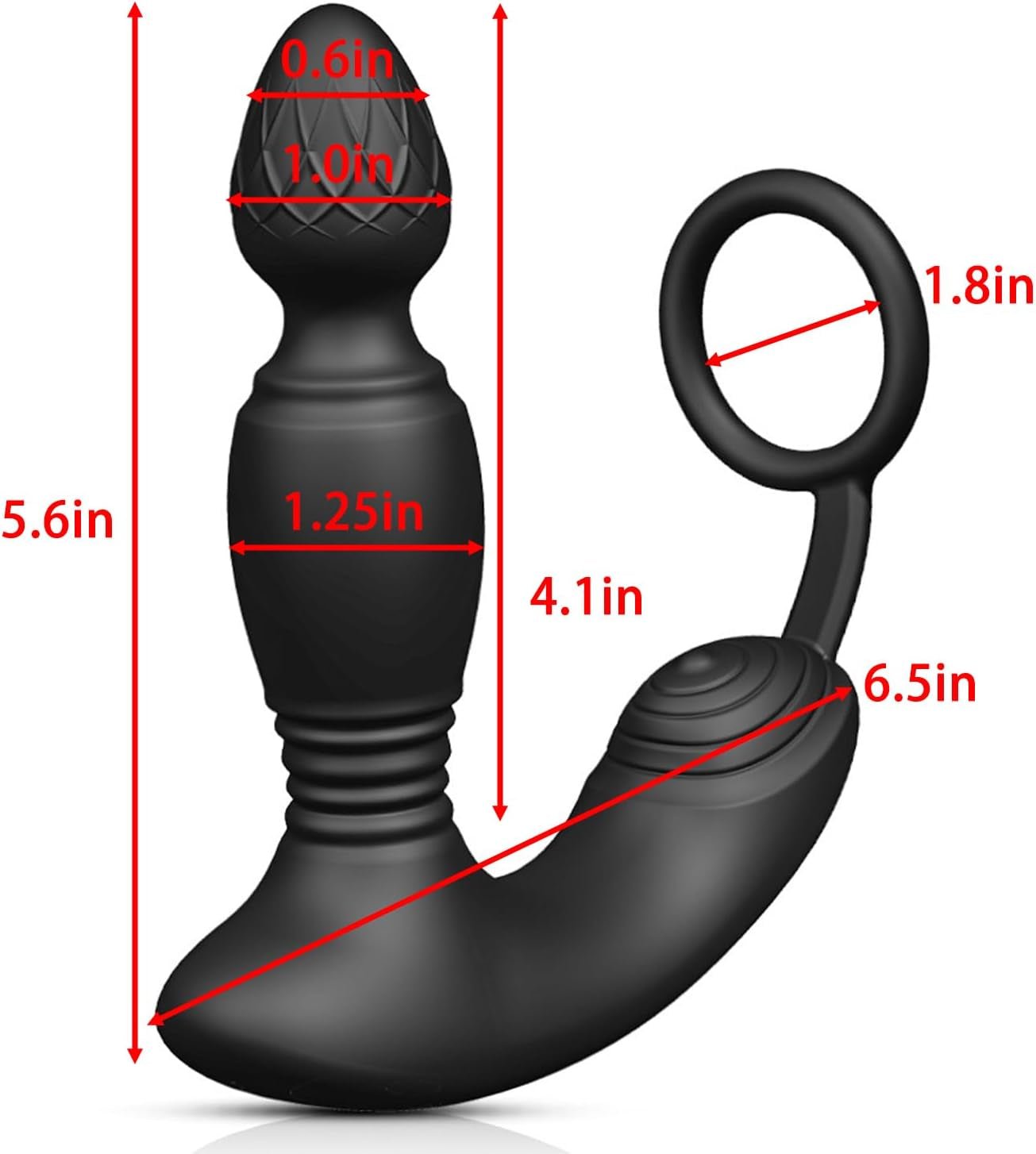TriCore Vibrating Prostate Plug Cock Ring - Vixen | Nova Network