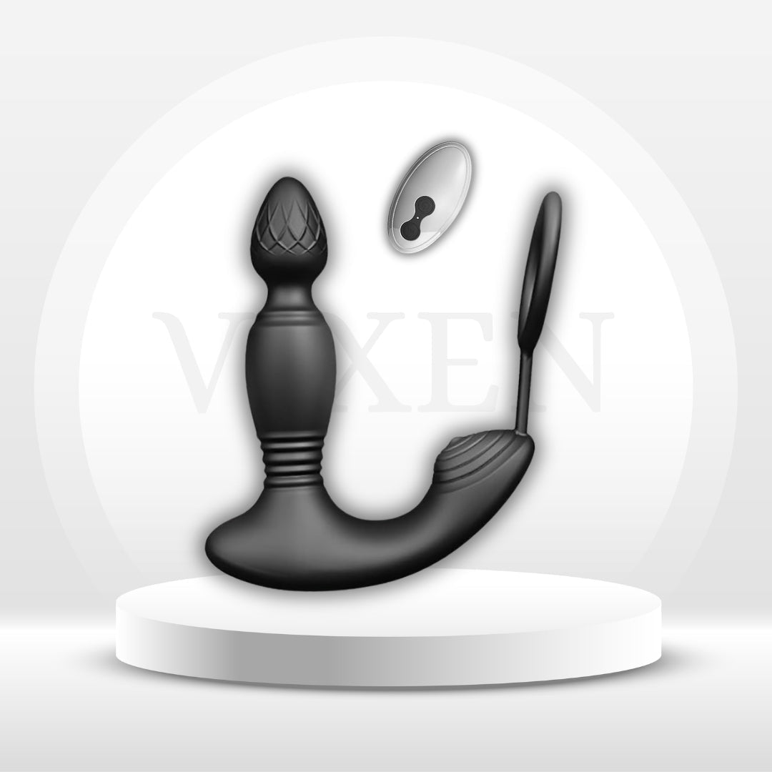 TriCore Vibrating Prostate Plug Cock Ring - Vixen | Nova Network