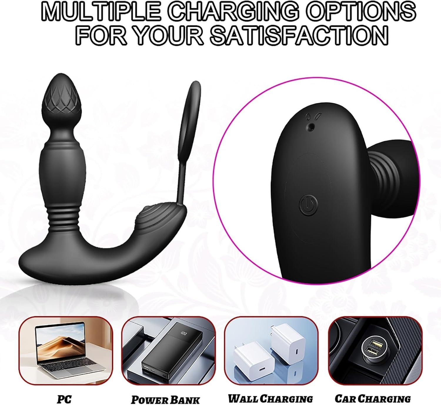 TriCore Vibrating Prostate Plug Cock Ring - Vixen | Nova Network