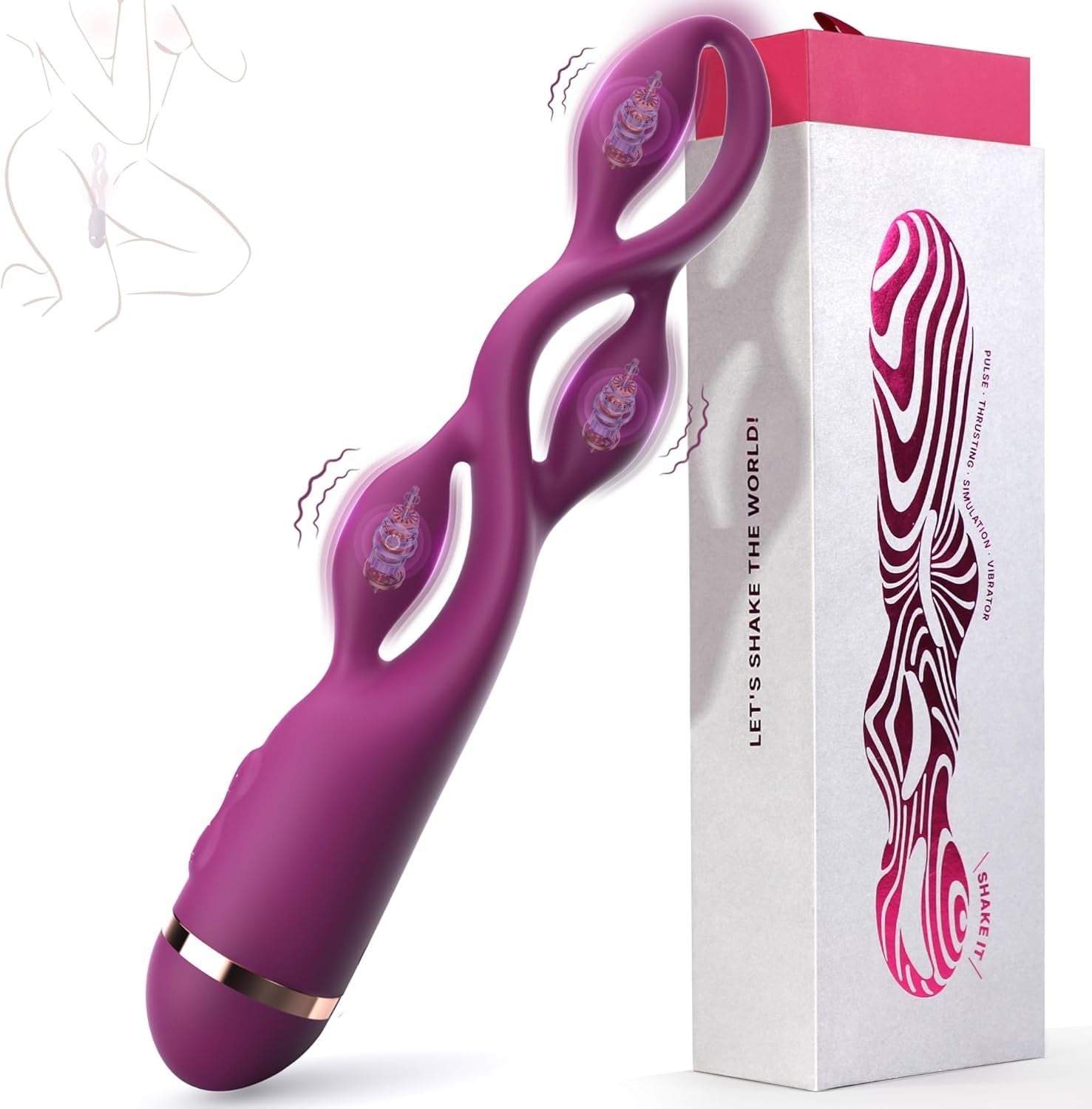 TriCurve 360 G - Spot Pleasure Wand - Vixen | Nova Network