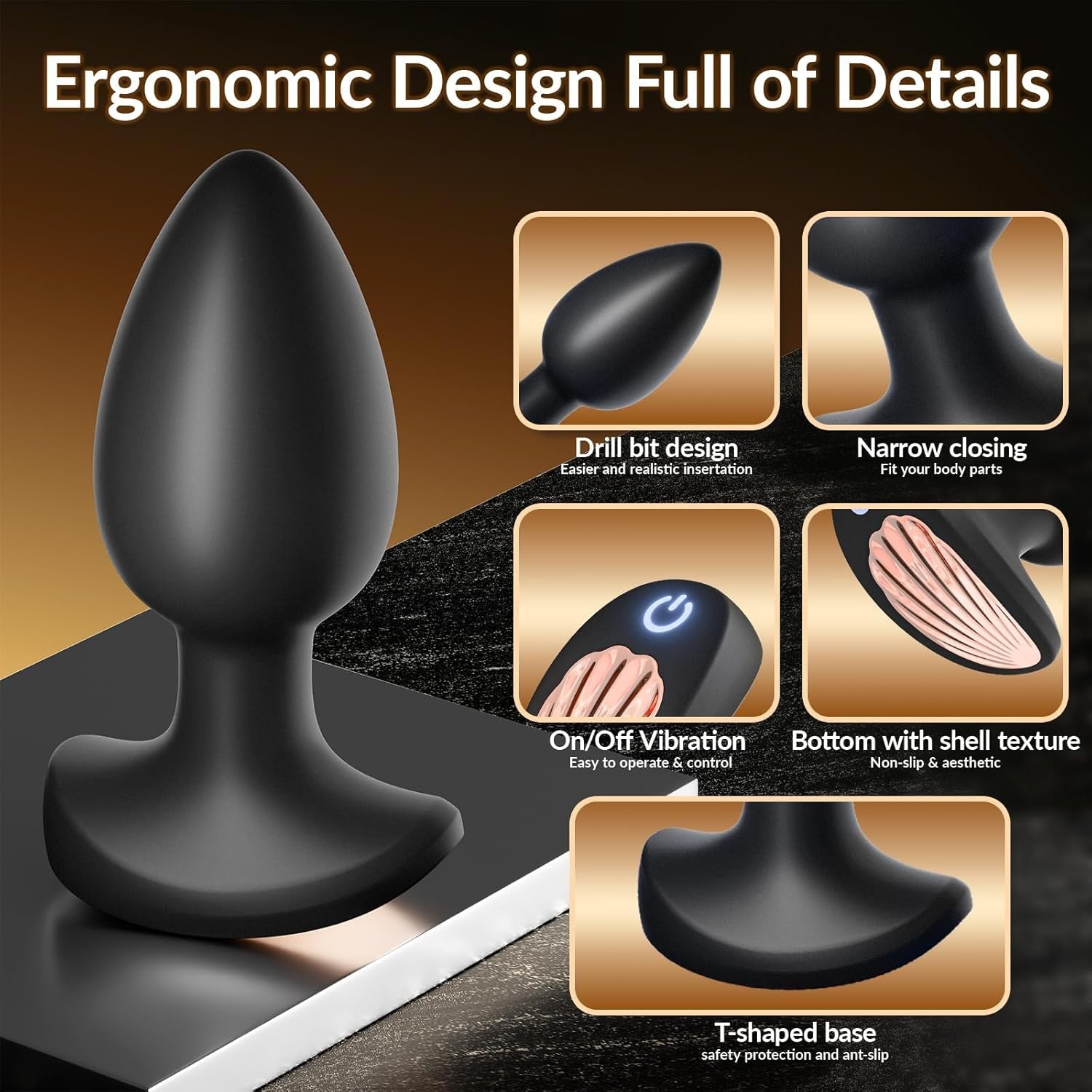 TrioLink 3 - Piece App - Control Anal Plug Set - Vixen | Nova Network