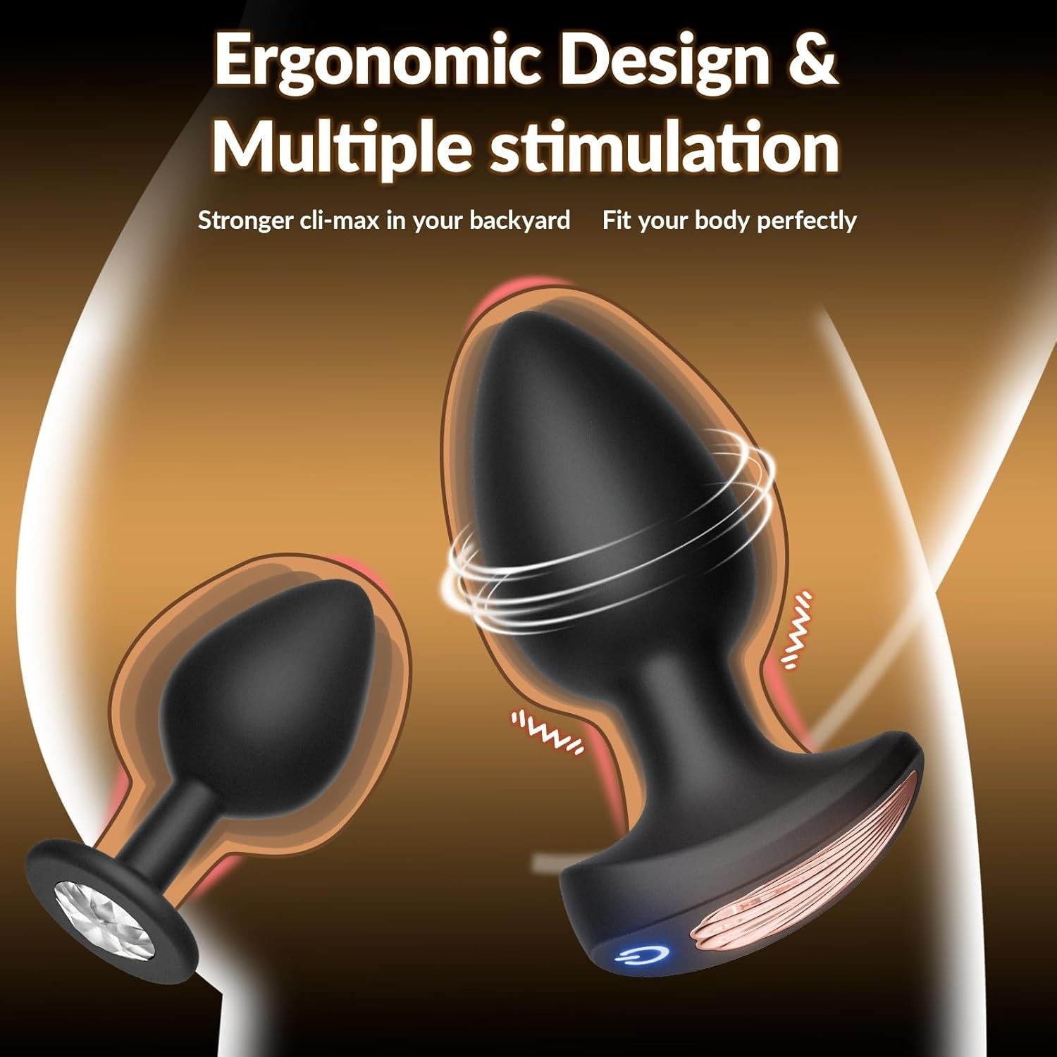 TrioLink 3 - Piece App - Control Anal Plug Set - Vixen | Nova Network