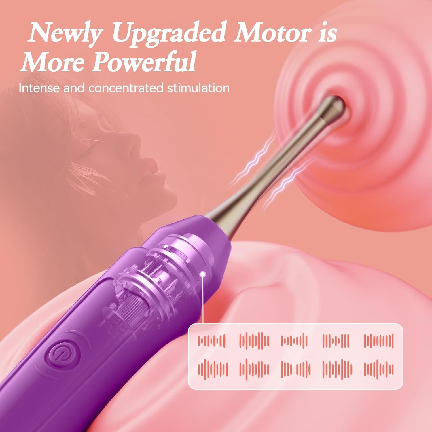 TrioTip 2-in-1 G-Spot Wand Vibrator – 3 Heads, 10 Modes - Vixen Adult Playroom