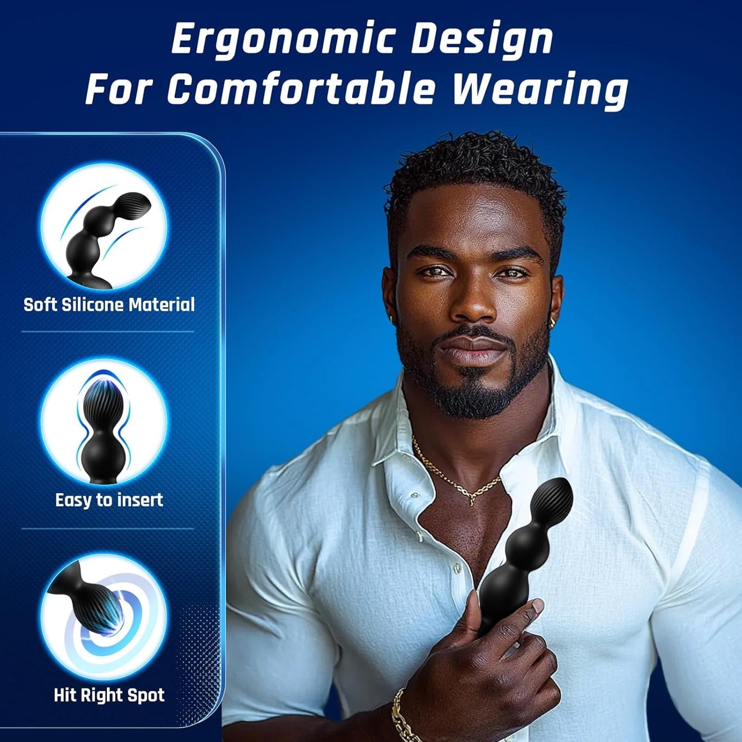 TripleBead App-Control Anal Beads – Rotating Prostate Massager - Vixen Adult Playroom