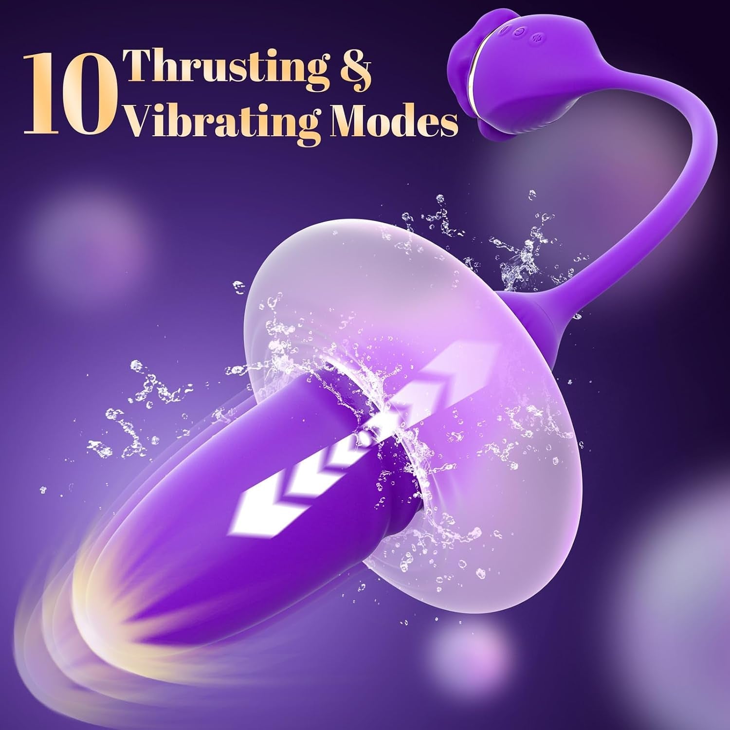 TripleBloom 3-in-1 Rose Vibrator – Suck, Lick & Thrust, Waterproof - Vixen Adult Playroom