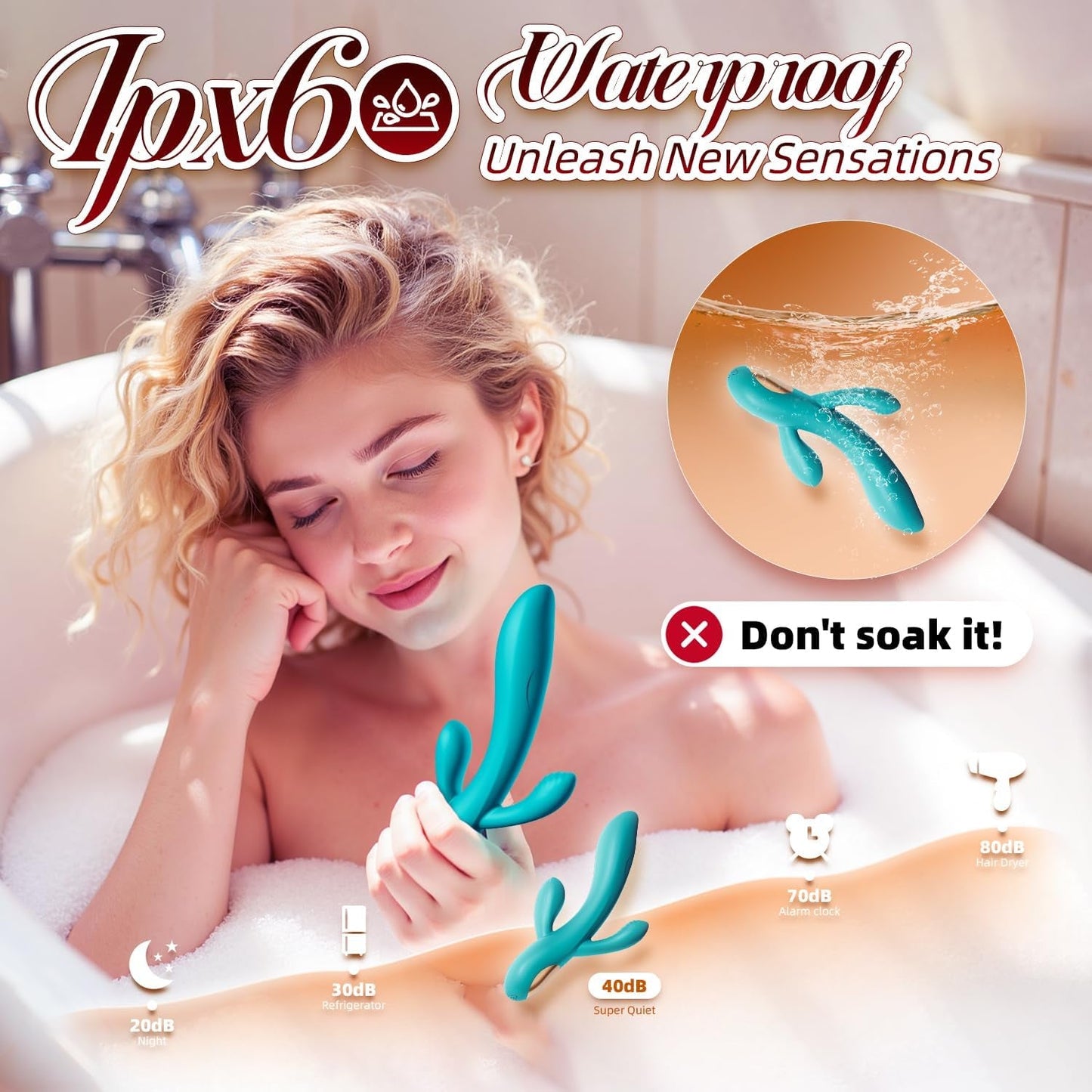 TripleHare Triple Stimulation 3 - in - 1 Rabbit Vibrator - Vixen | Nova Network