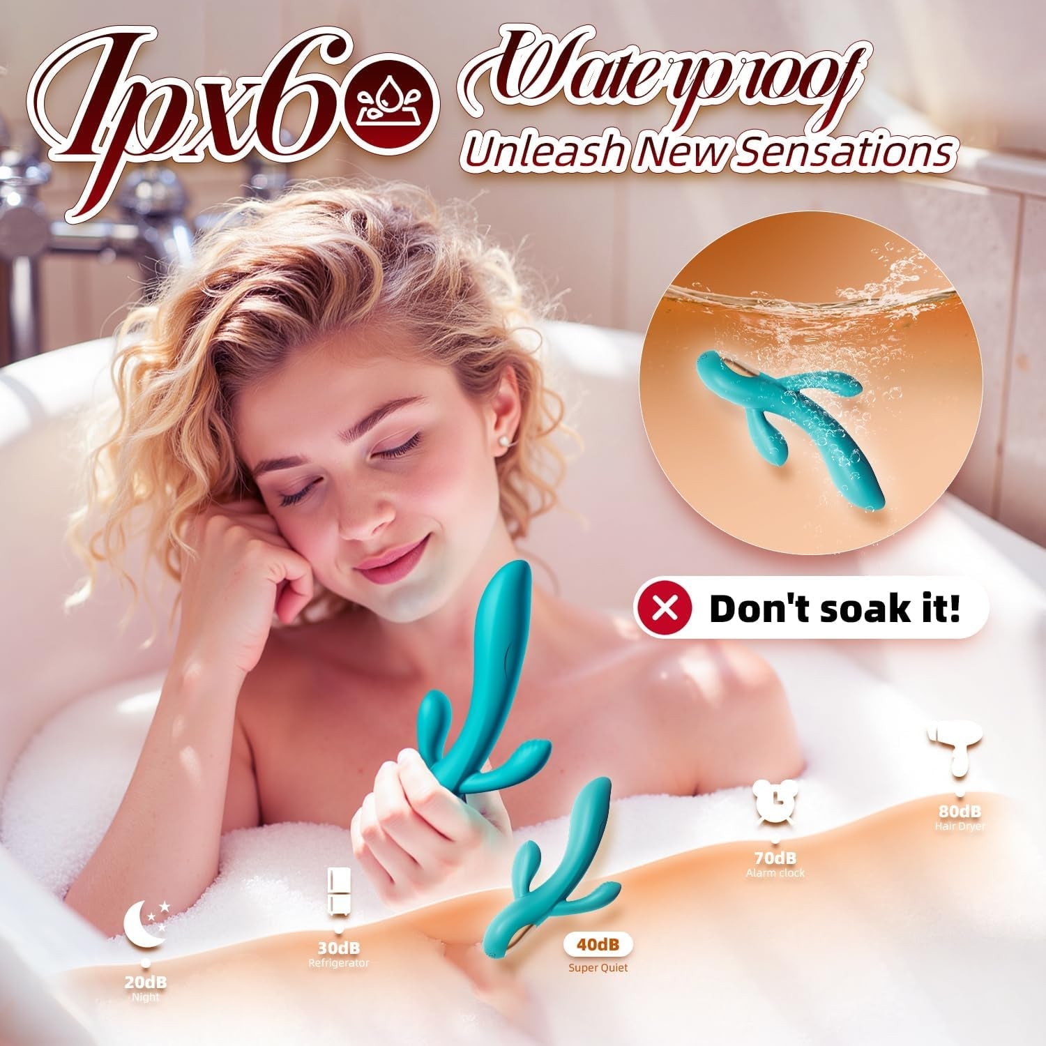 TripleHare Triple Stimulation 3 - in - 1 Rabbit Vibrator - Vixen | Nova Network