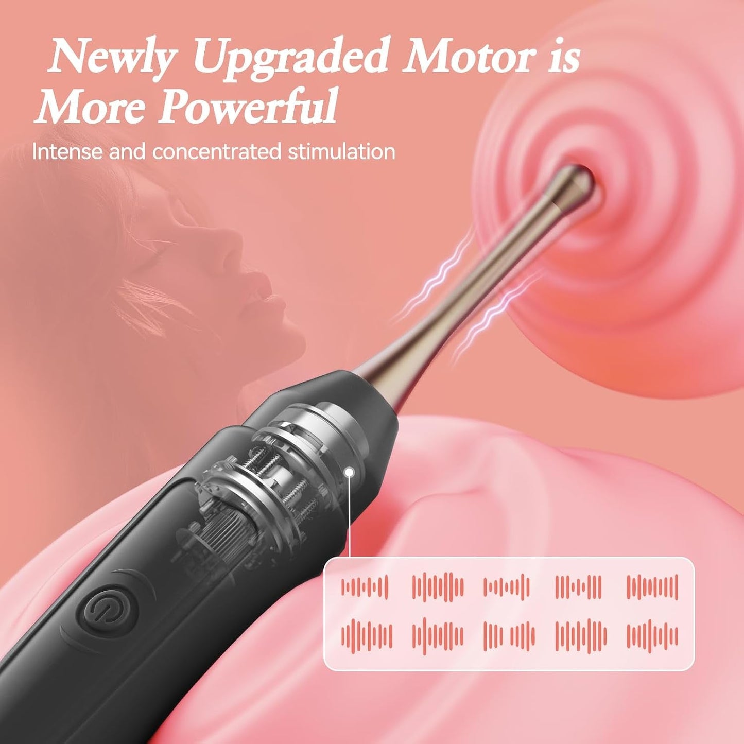 TripleHead 2-in-1 G-Spot Wand Vibrator – 3 Heads, 10 Modes - Vixen Adult Playroom