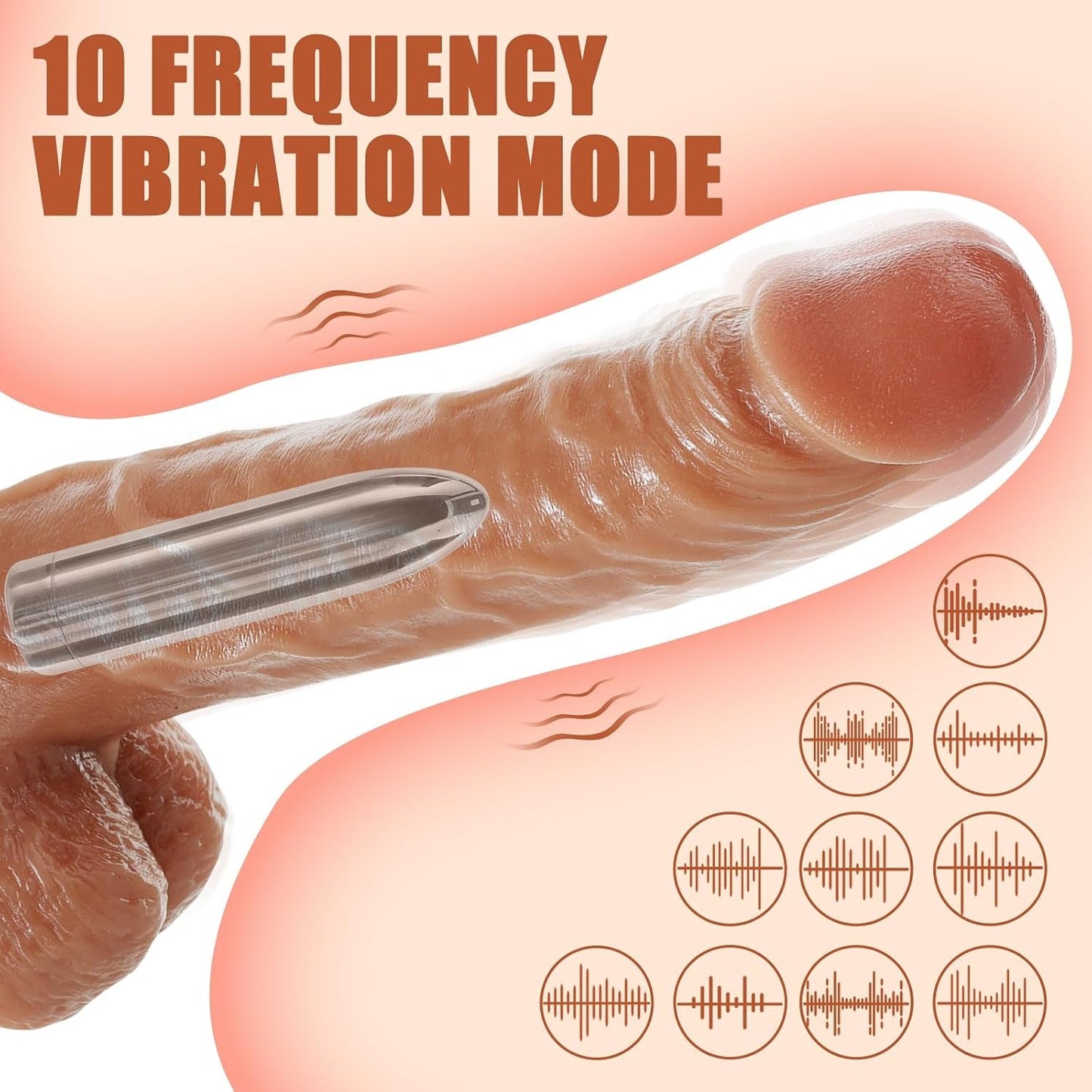 TripleMate Realistic Strap-On Dildo with Bullet Vibe - Vixen | Nova Network