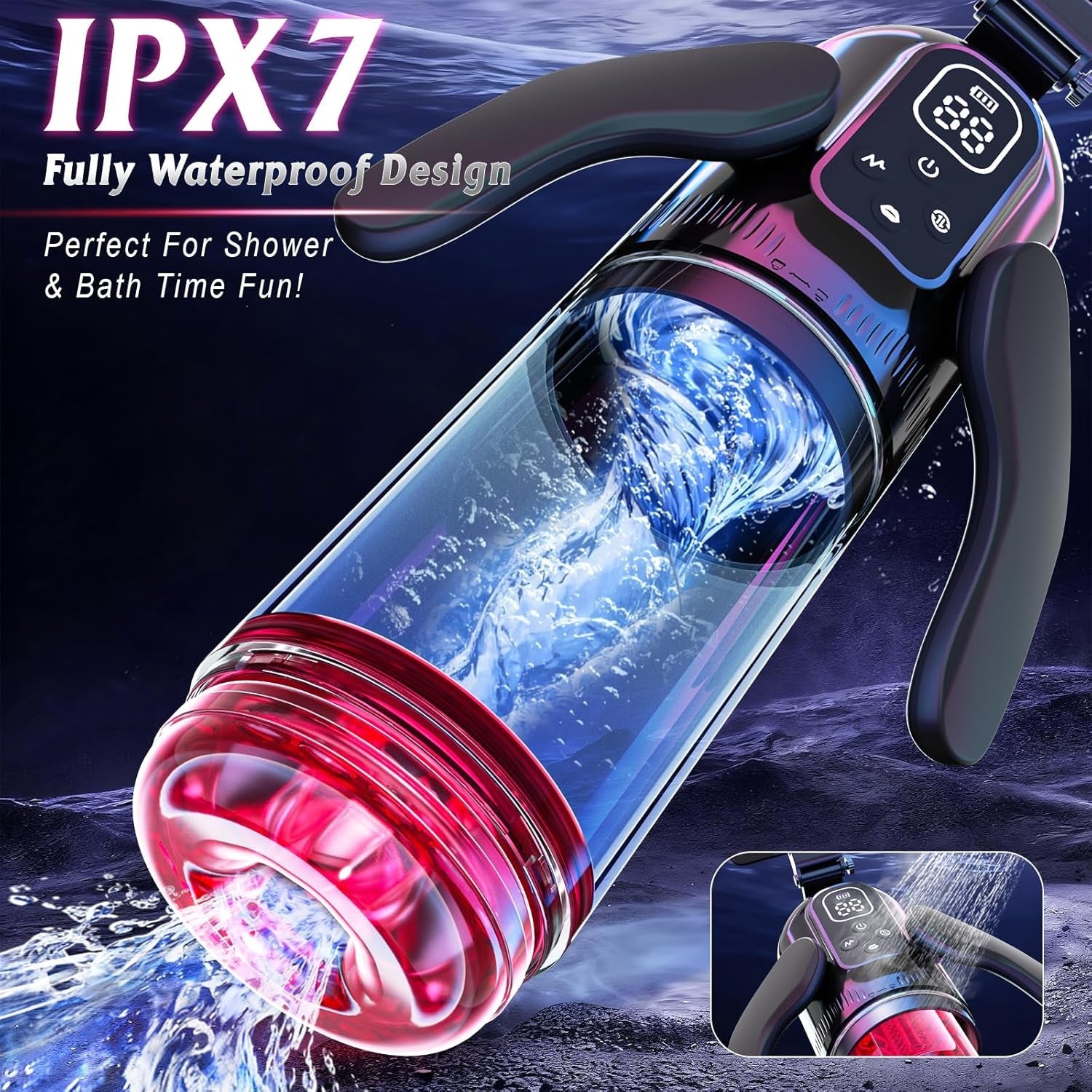 TripleTorque Auto Stroker 7 Thrust + 7 Suction Modes - Vixen | Nova Network