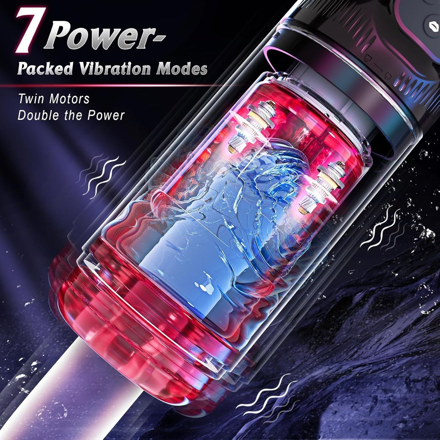 TripleTorque Auto Stroker 7 Thrust + 7 Suction Modes - Vixen | Nova Network