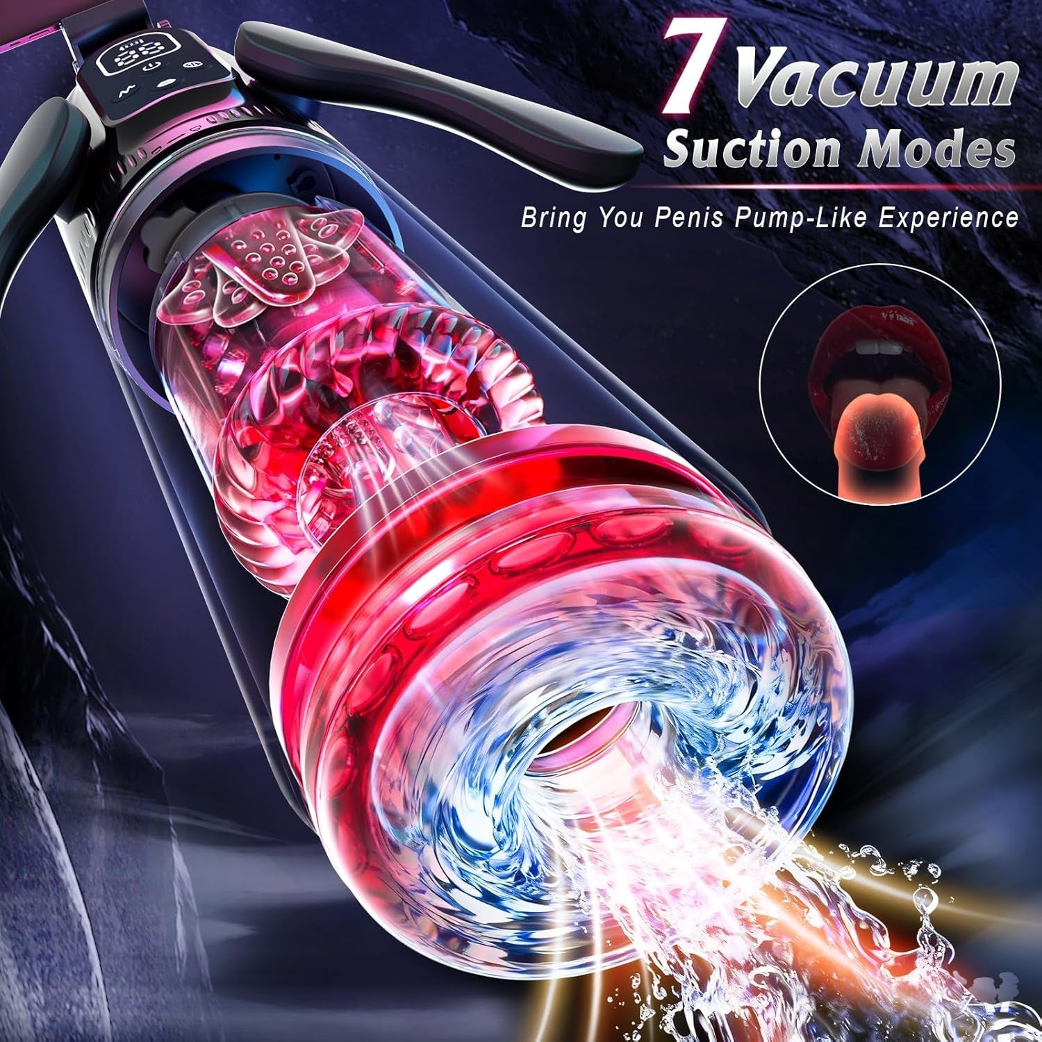 TripleTorque Auto Stroker 7 Thrust + 7 Suction Modes - Vixen | Nova Network
