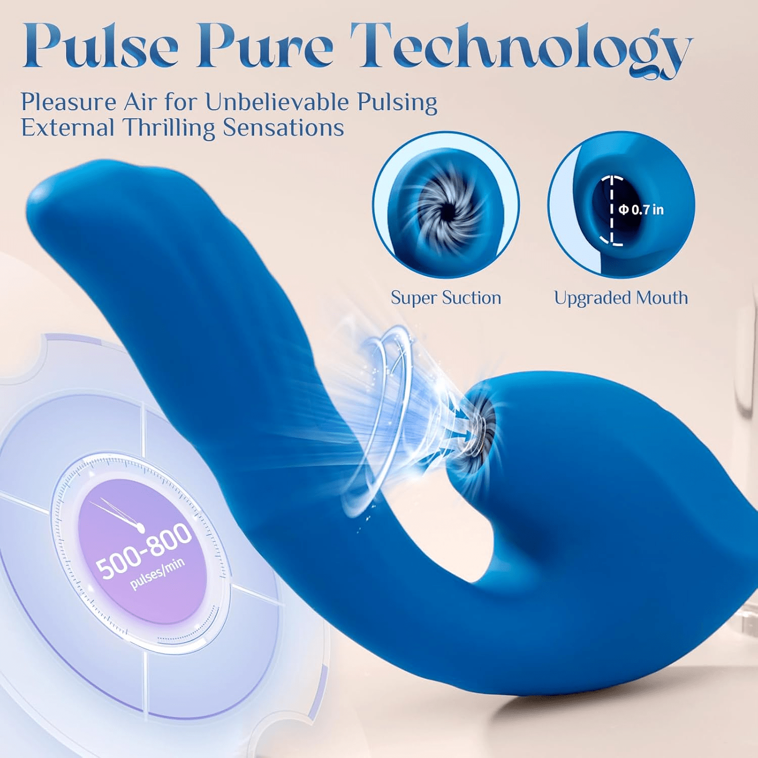 TripleVelvet 3-in-1 Rabbit Vibrator | Suction, Thrust & Vibe - Vixen | Nova Network