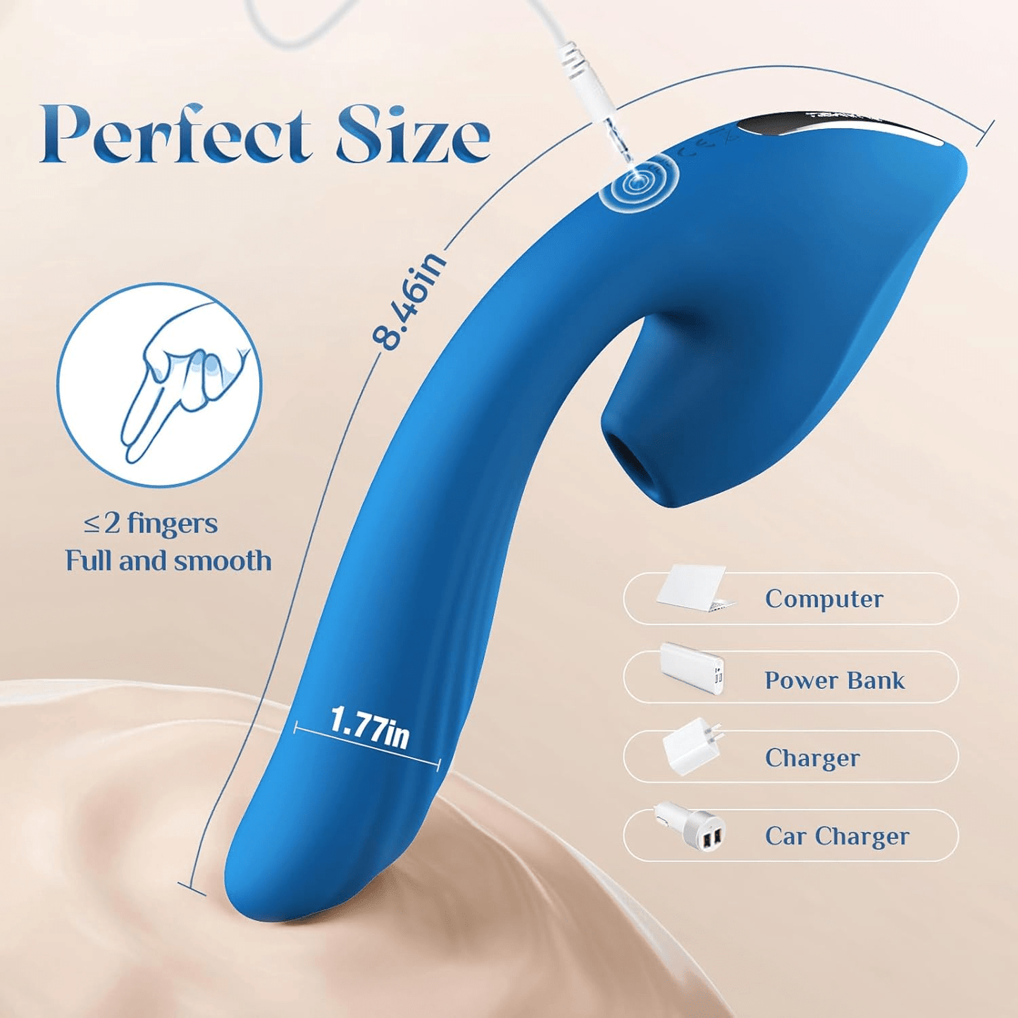 TripleVelvet 3-in-1 Rabbit Vibrator | Suction, Thrust & Vibe - Vixen | Nova Network