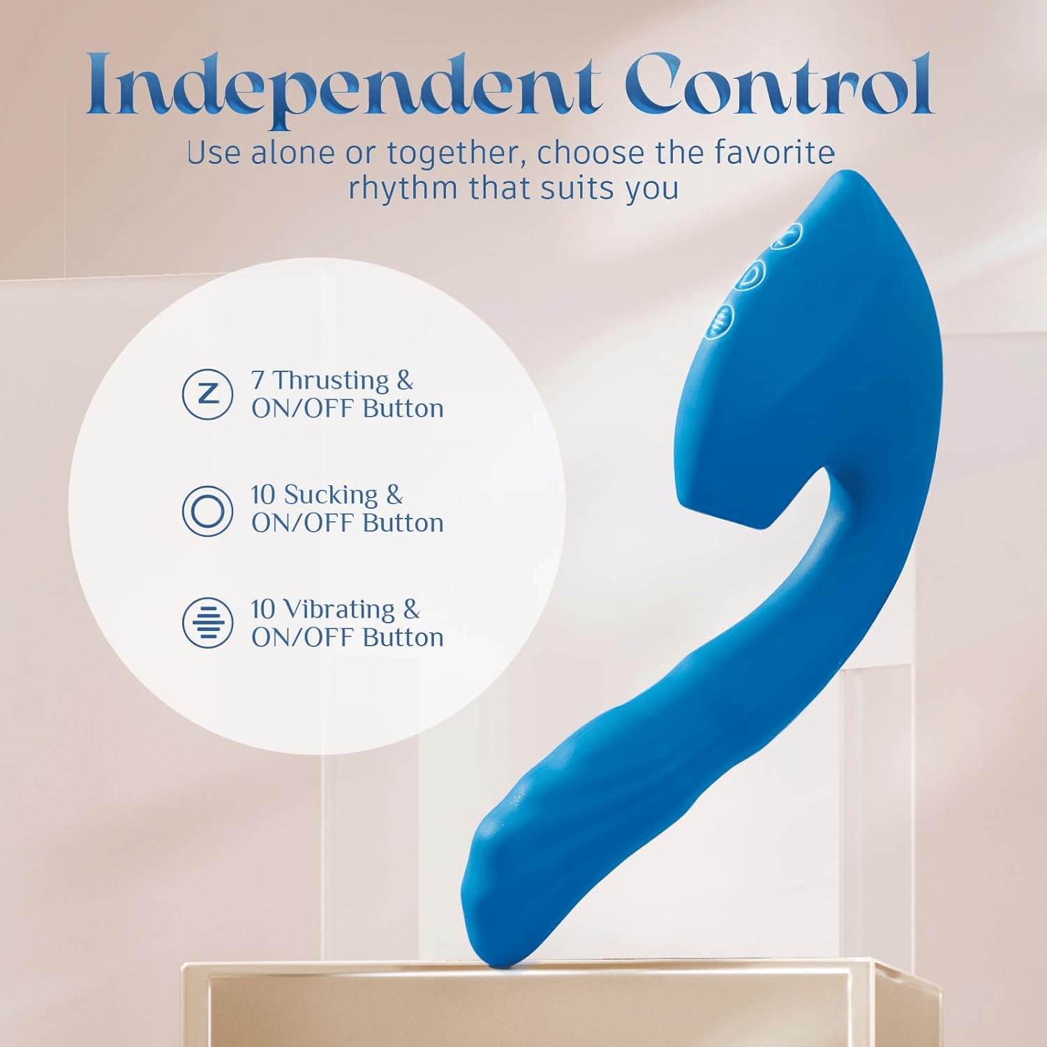 TripleVelvet 3-in-1 Rabbit Vibrator | Suction, Thrust & Vibe - Vixen | Nova Network