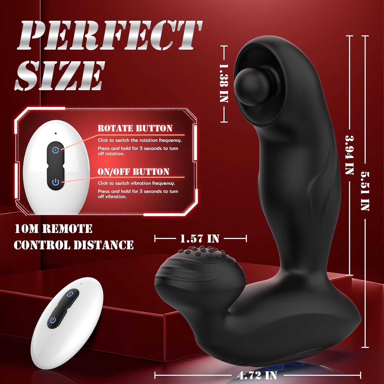 TriSpice Pro – 3 - in - 1 Anal Vibrator - Vixen | Nova Network