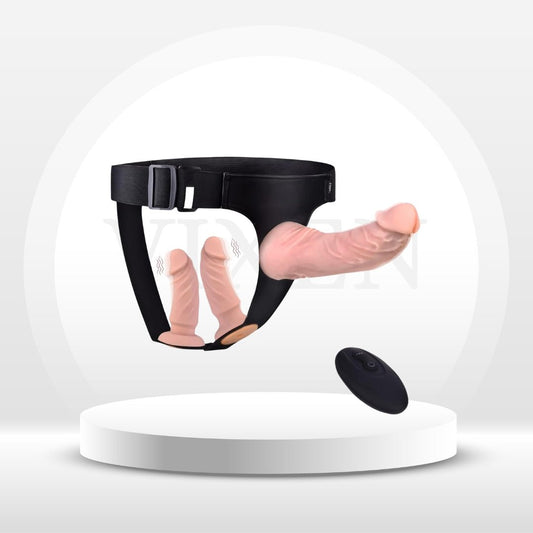TriVibe Vibrating Strap - On Dildo Set - Vixen | Nova Network