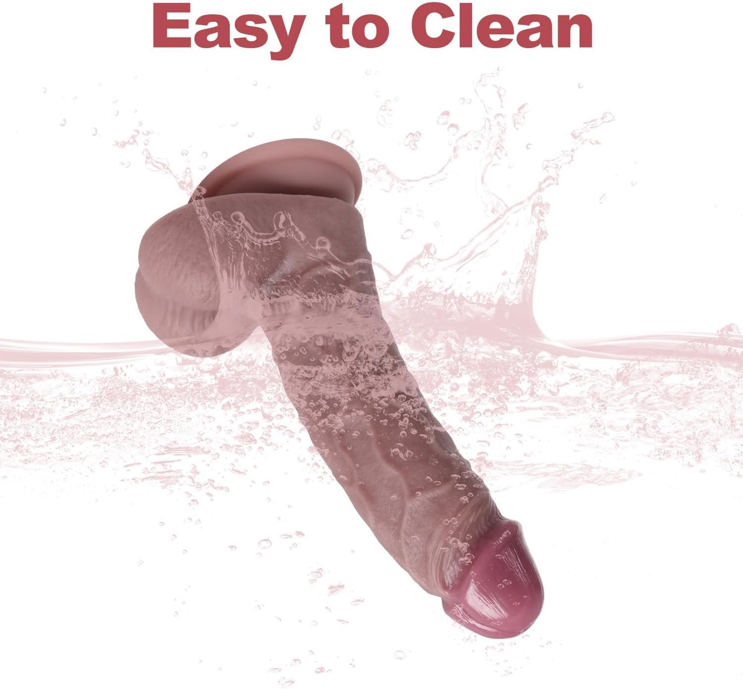 TrueGrip 7.3" Realistic Silicone Dildo - Vixen | Nova Network