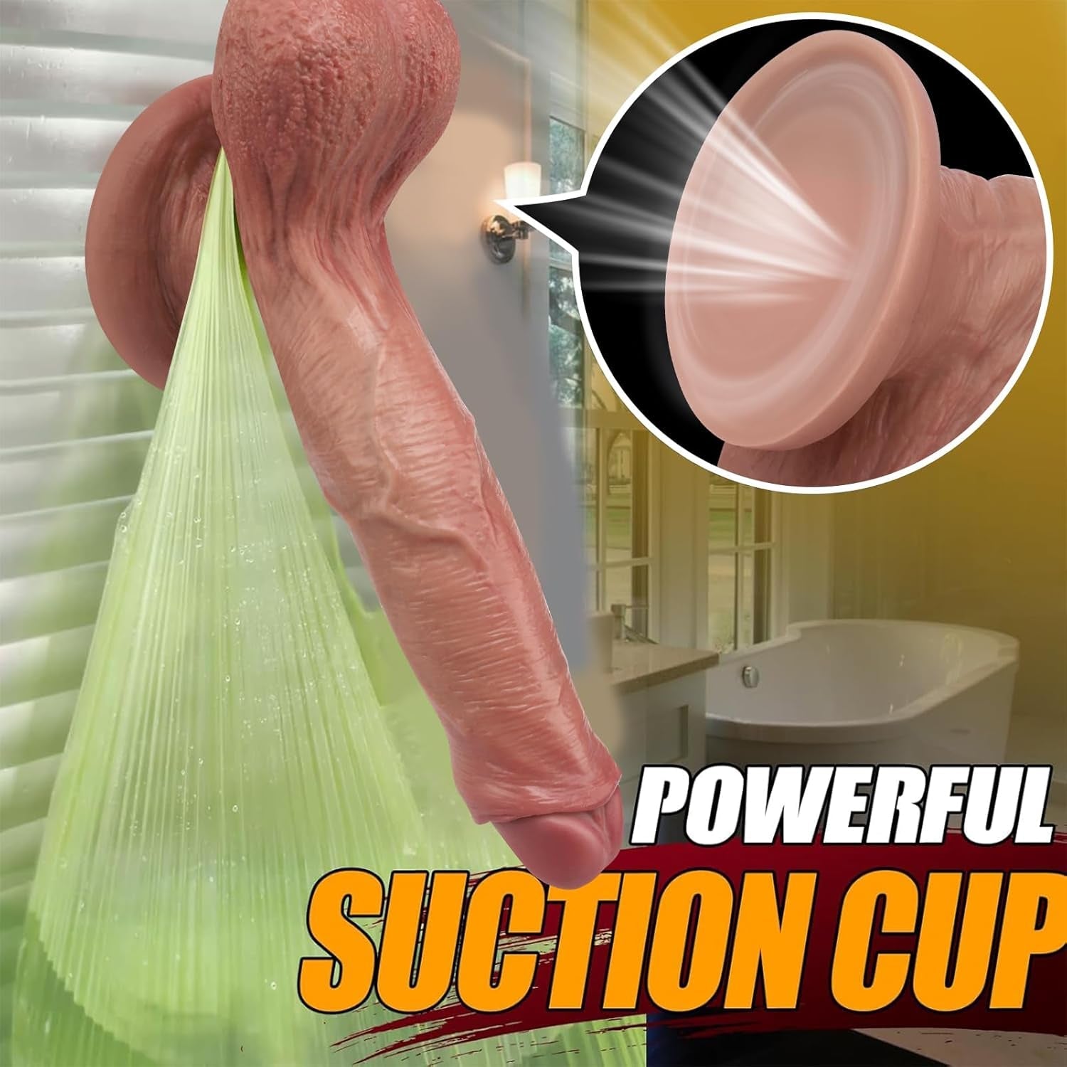 TrueHood 8" Uncut Realistic Dildo - Vixen Adult Playroom