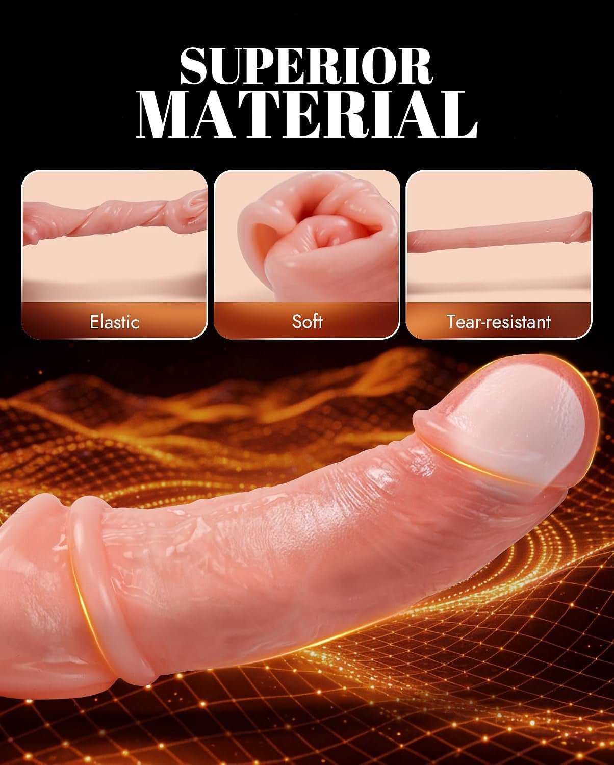 TwinAllure Remote Vibrating Penis Sleeve for Couples - Vixen Adult Playroom