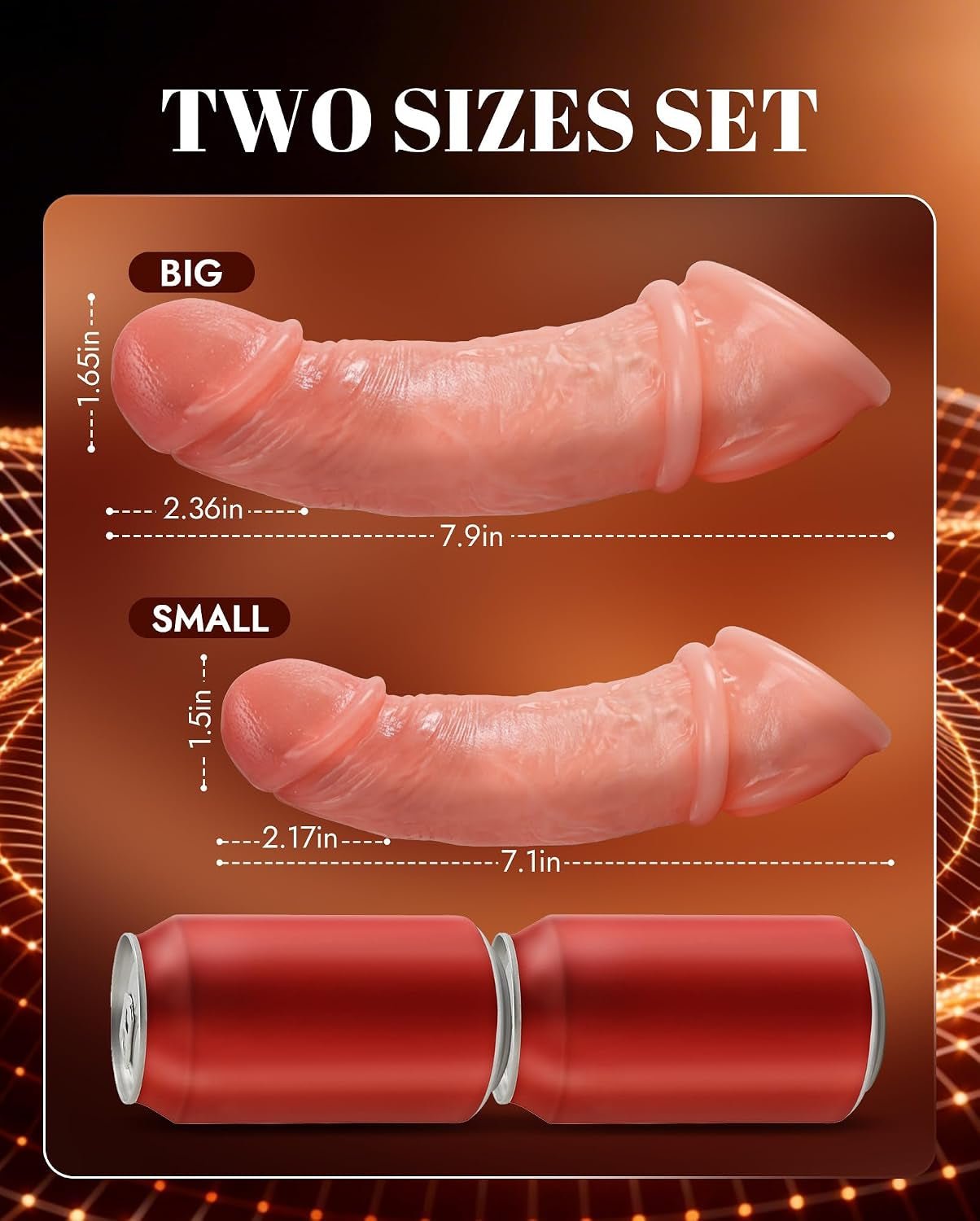 TwinAllure Remote Vibrating Penis Sleeve for Couples - Vixen Adult Playroom