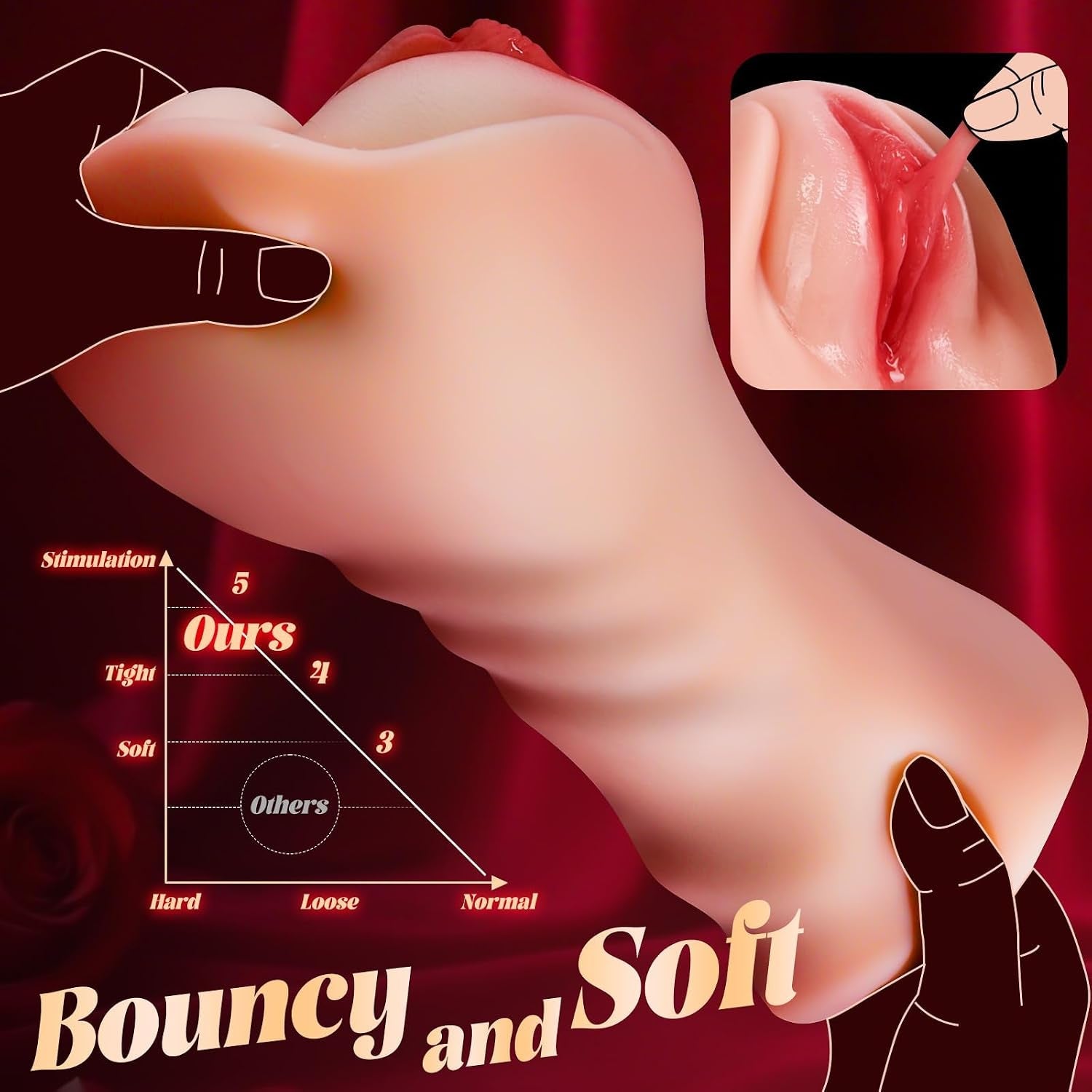 TwinCrave 3-in-1 Vibrating Pocket Pussy Stroker - Vixen Adult Playroom