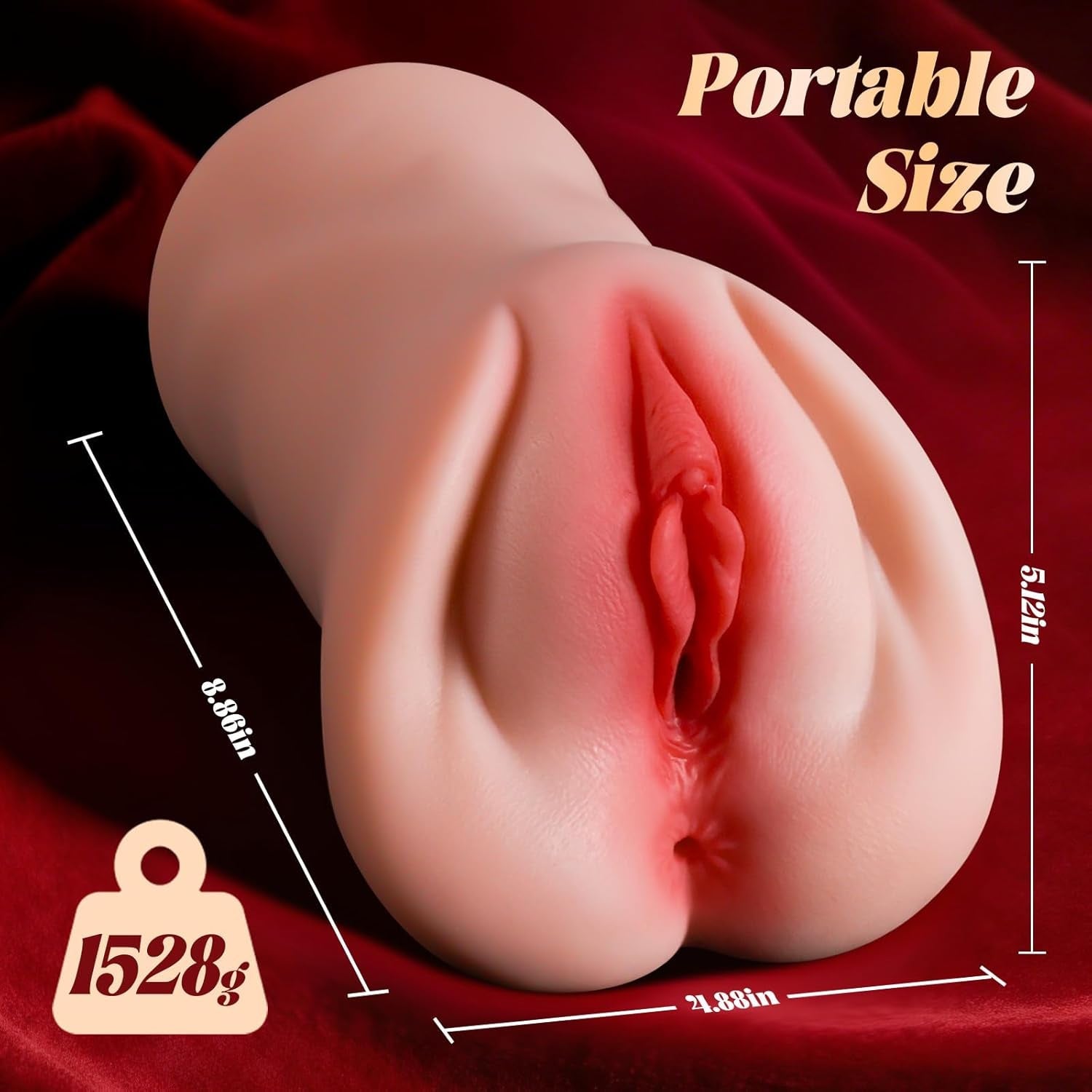 TwinCrave 3-in-1 Vibrating Pocket Pussy Stroker - Vixen Adult Playroom