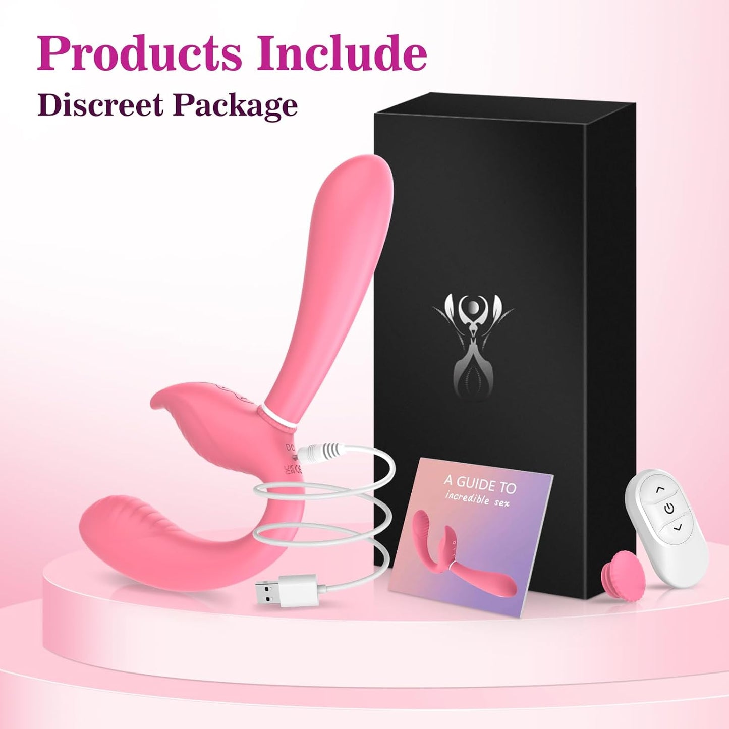 TwinRider Strapless Strap - On Vibrator - Vixen | Nova Network