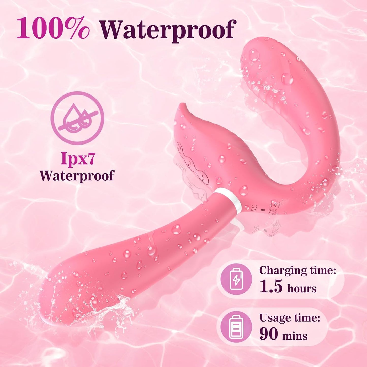 TwinRider Strapless Strap - On Vibrator - Vixen | Nova Network