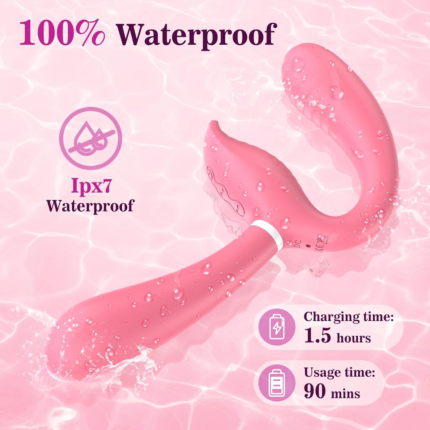 TwinRider Strapless Strap - On Vibrator - Vixen | Nova Network