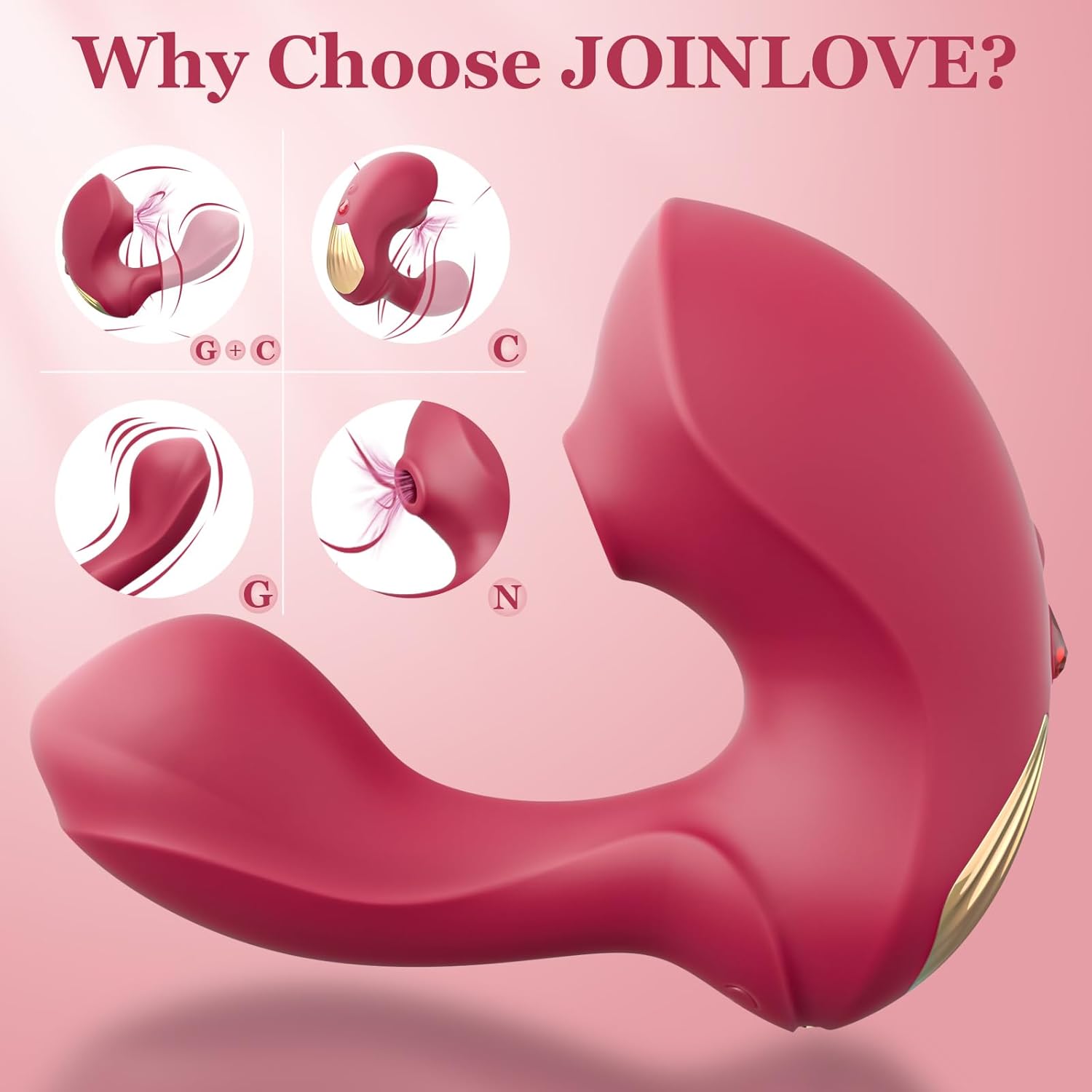TwinThrust Dual Suction & G - Spot Vibrator - Vixen | Nova Network