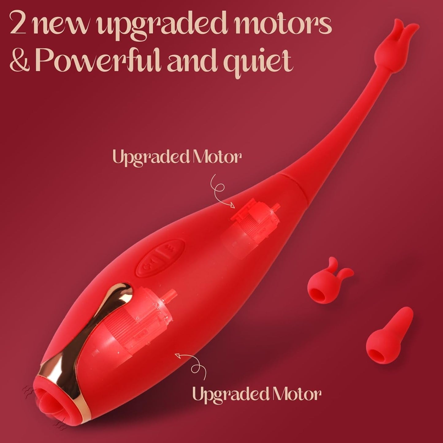 TwinTouch High-Frequency Precision Clitoral Vibrator – G-Spot & Nipple - Vixen Adult Playroom