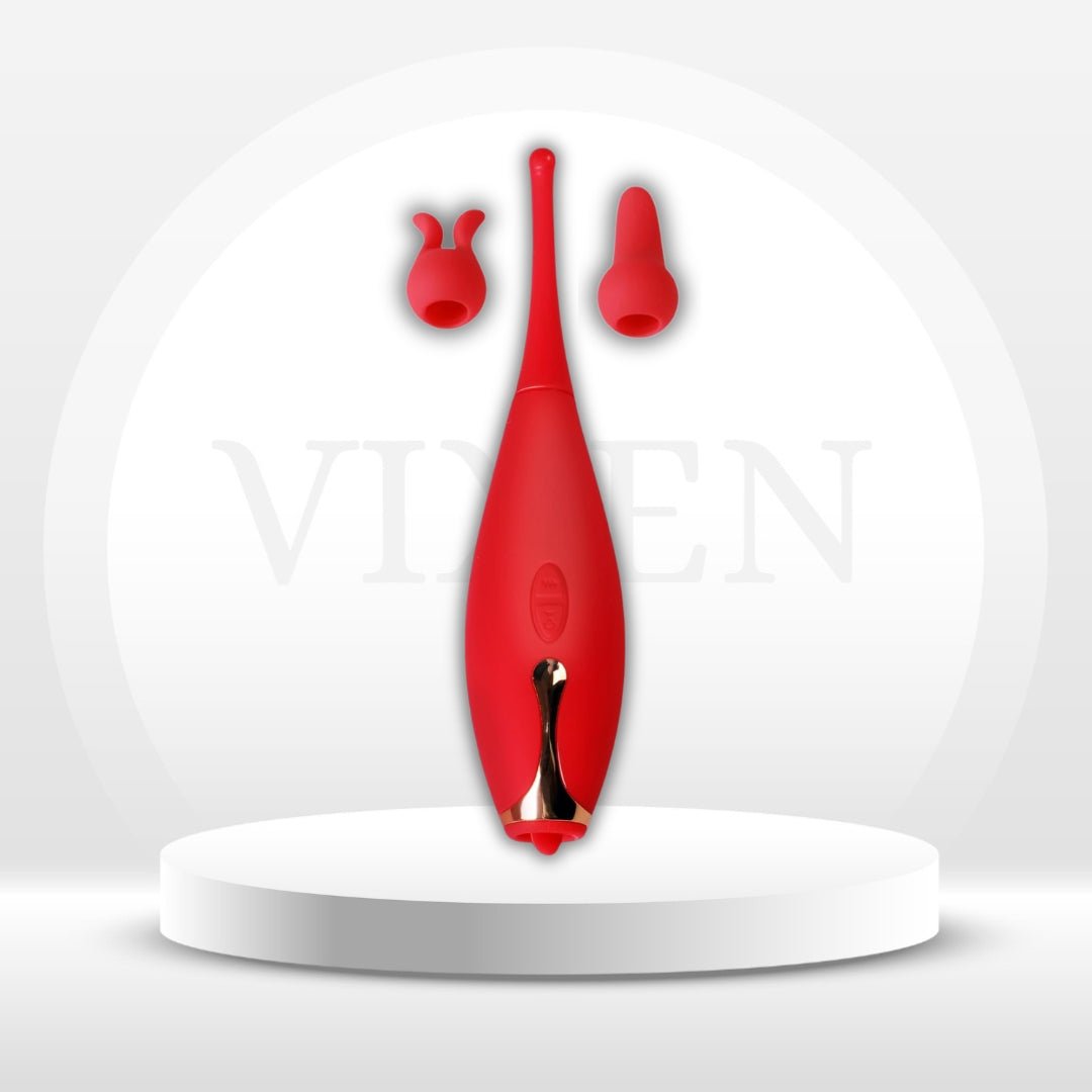 TwinTouch High-Frequency Precision Clitoral Vibrator – G-Spot & Nipple - Vixen Adult Playroom