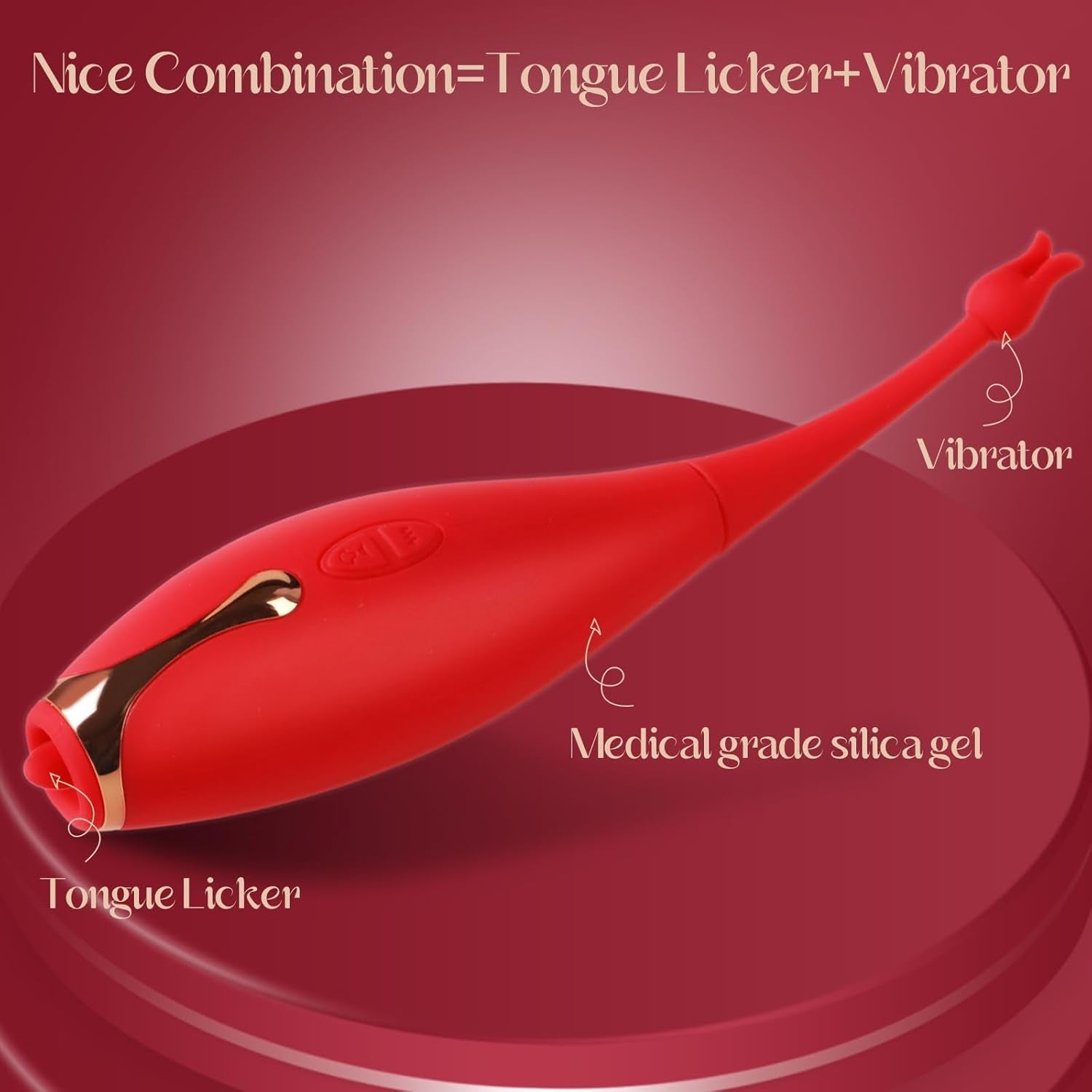 TwinTouch High-Frequency Precision Clitoral Vibrator – G-Spot & Nipple - Vixen Adult Playroom