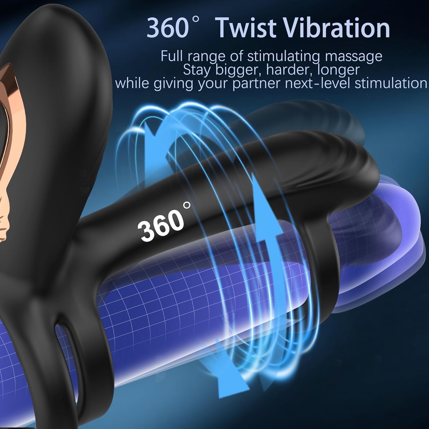 TwistSync 360° Power Cock Ring - Vixen | Nova Network