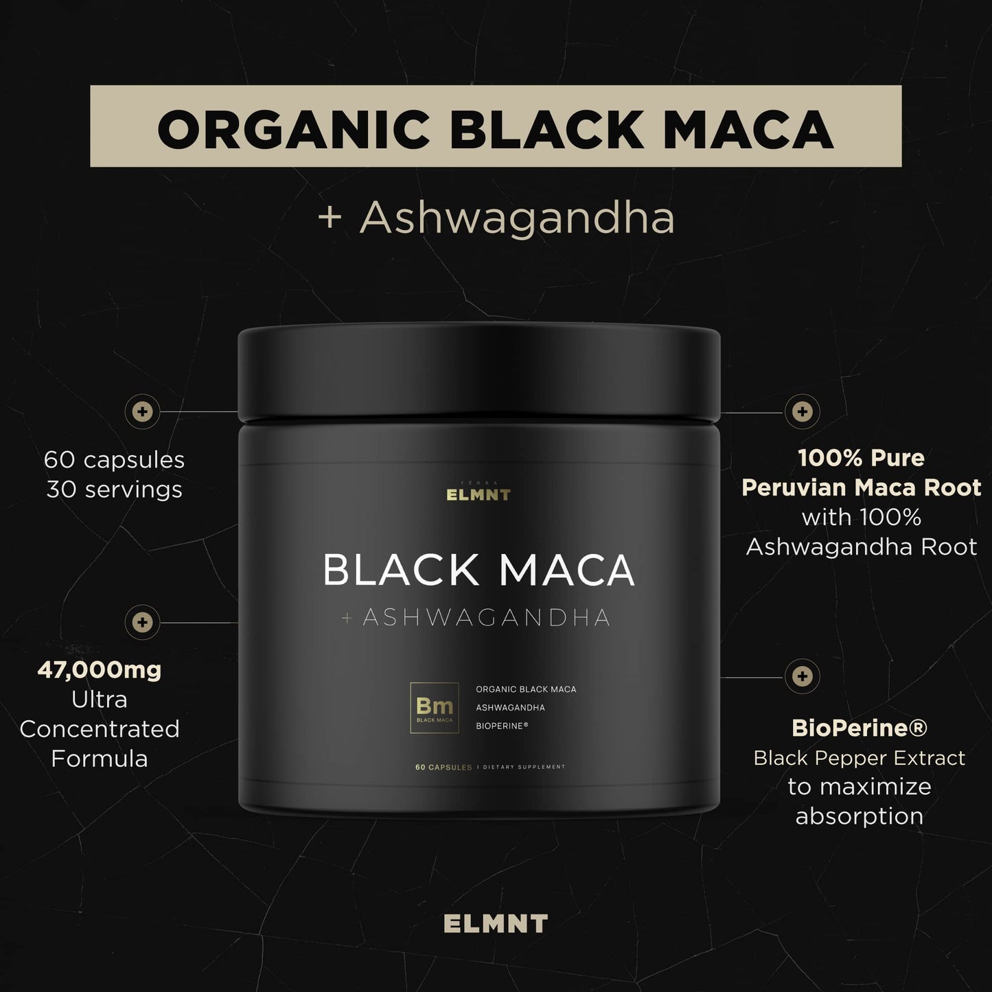Ultra Potency Black Maca Capsules - Vixen | Nova Network