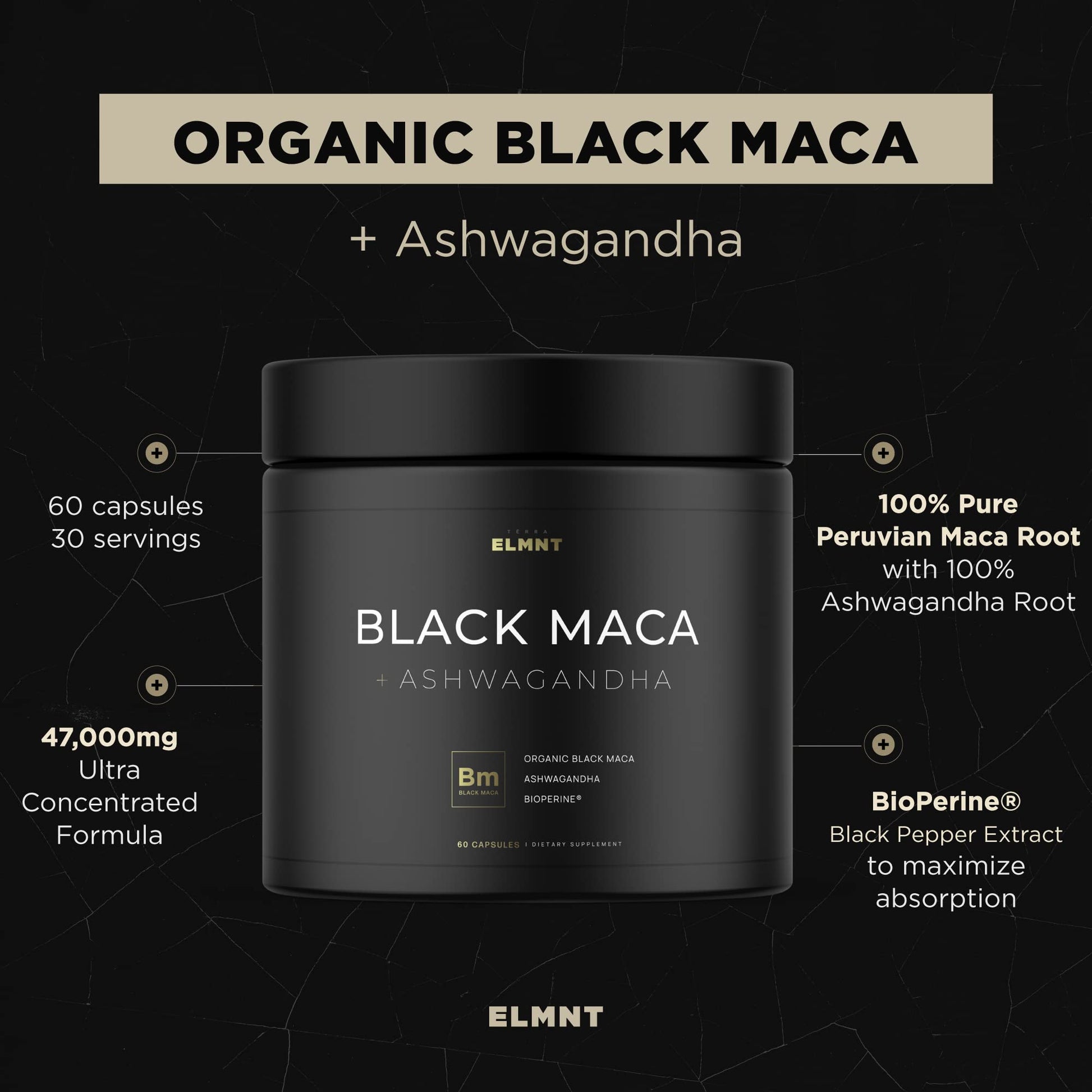 Ultra Potency Black Maca Capsules - Vixen | Nova Network