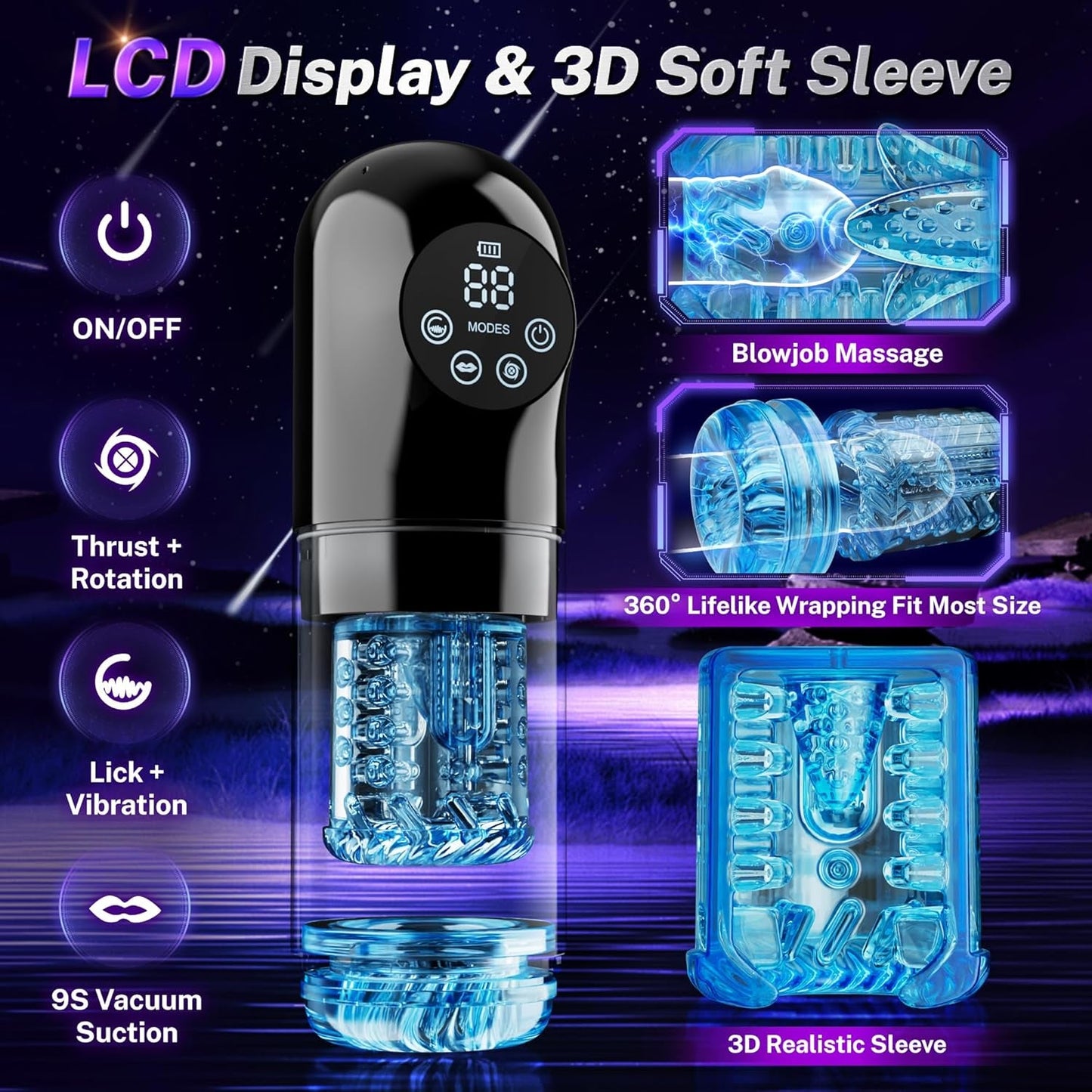 UltraSync 54X AI Power Stroker - Vixen | Nova Network