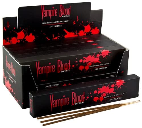 Vampire Blood Incense Sticks Agarbathi - 15g Boxes (12) - for Church,Aroma Therapy,Relaxation,Meditation & Sensual Therapy - Vixen | Nova Network