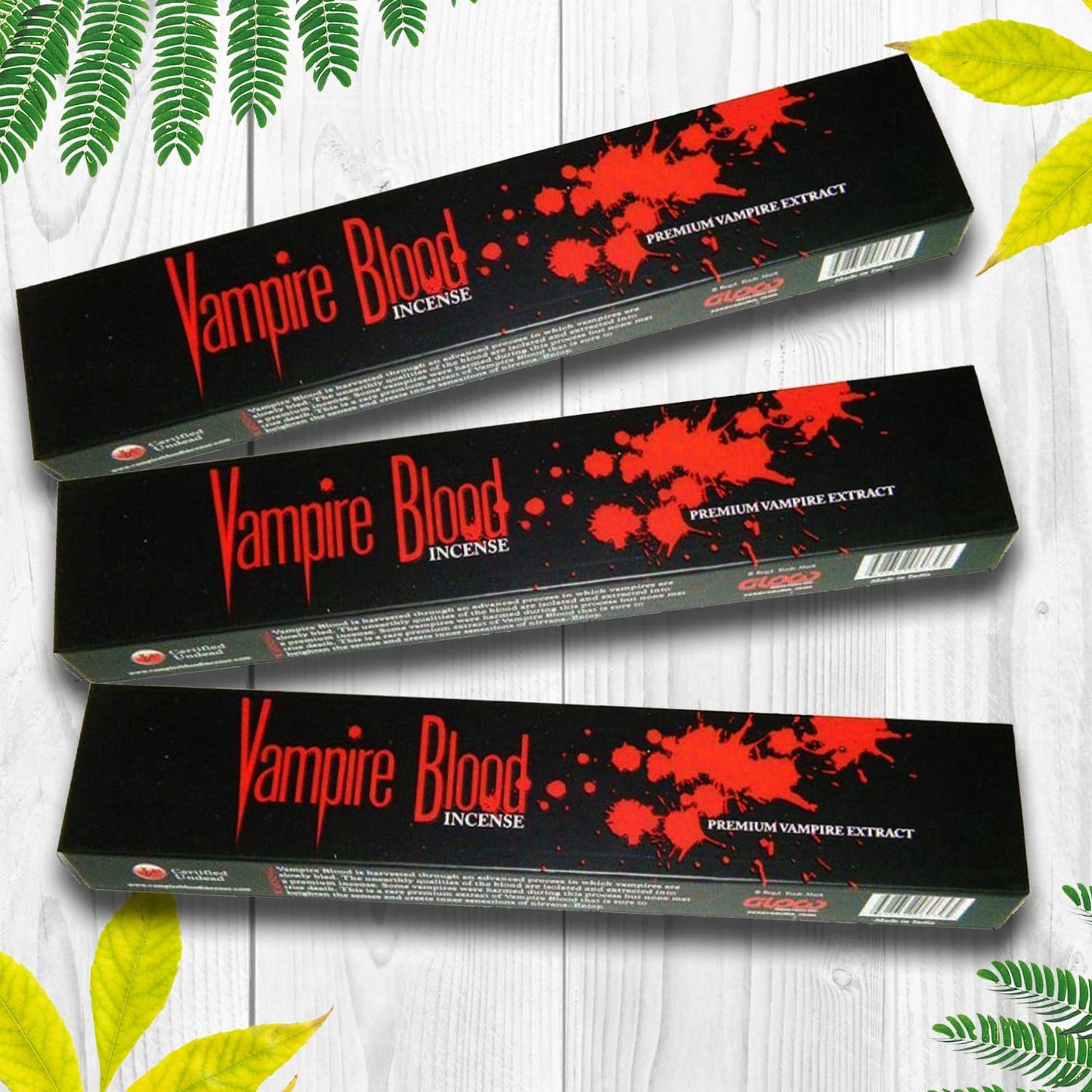 Vampire Blood Incense Sticks Agarbathi - 15g Boxes (12) - for Church,Aroma Therapy,Relaxation,Meditation & Sensual Therapy - Vixen | Nova Network