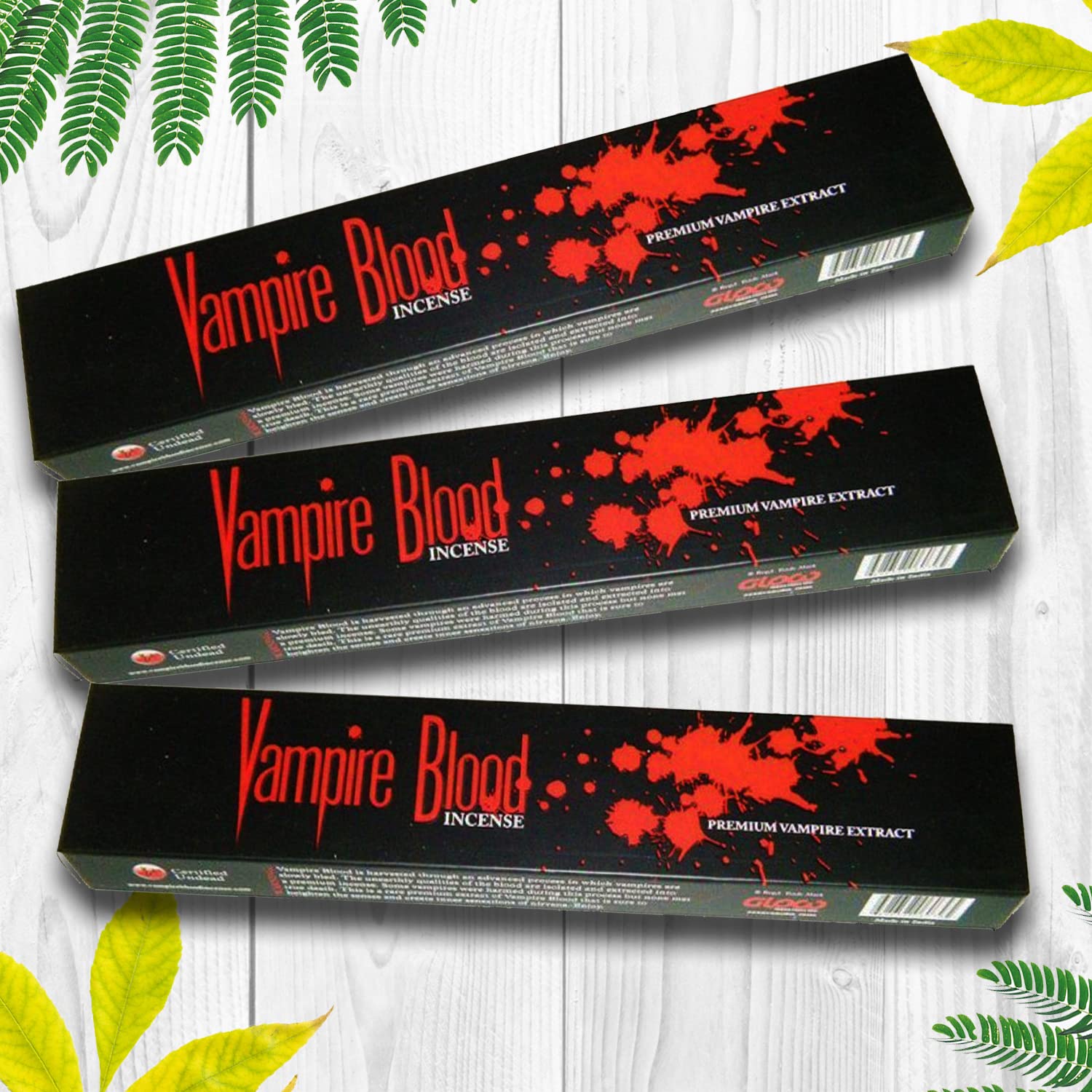 Vampire Blood Incense Sticks Agarbathi - 15g Boxes (12) - for Church,Aroma Therapy,Relaxation,Meditation & Sensual Therapy - Vixen | Nova Network