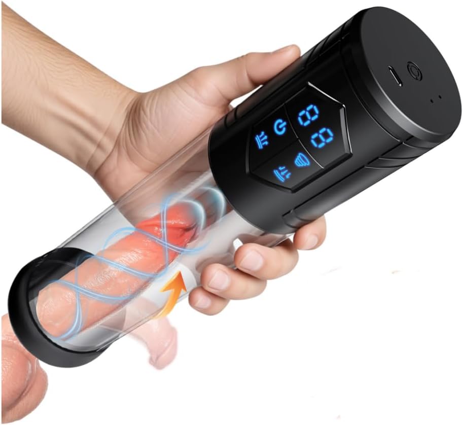 VaultEight Electric Penis Pump | 8 Levels + Kit - Vixen Adult Playroom