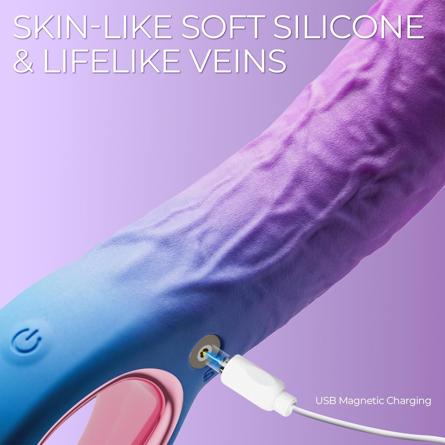 VeinCurve 7.8 - Inch Realistic G - Spot Dildo Vibrator - Vixen | Nova Network