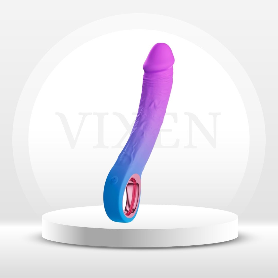 VeinCurve 7.8 - Inch Realistic G - Spot Dildo Vibrator - Vixen | Nova Network