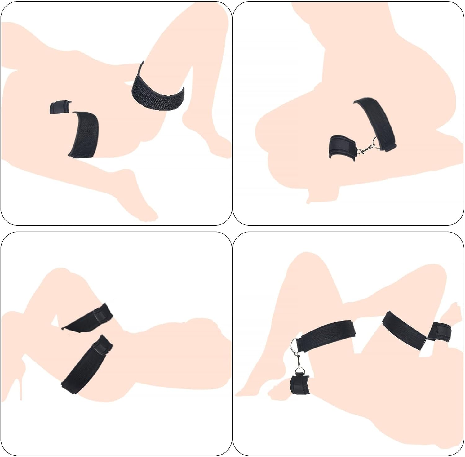 VelcroBond Adjustable Bondage Straps with Padding - Vixen | Nova Network