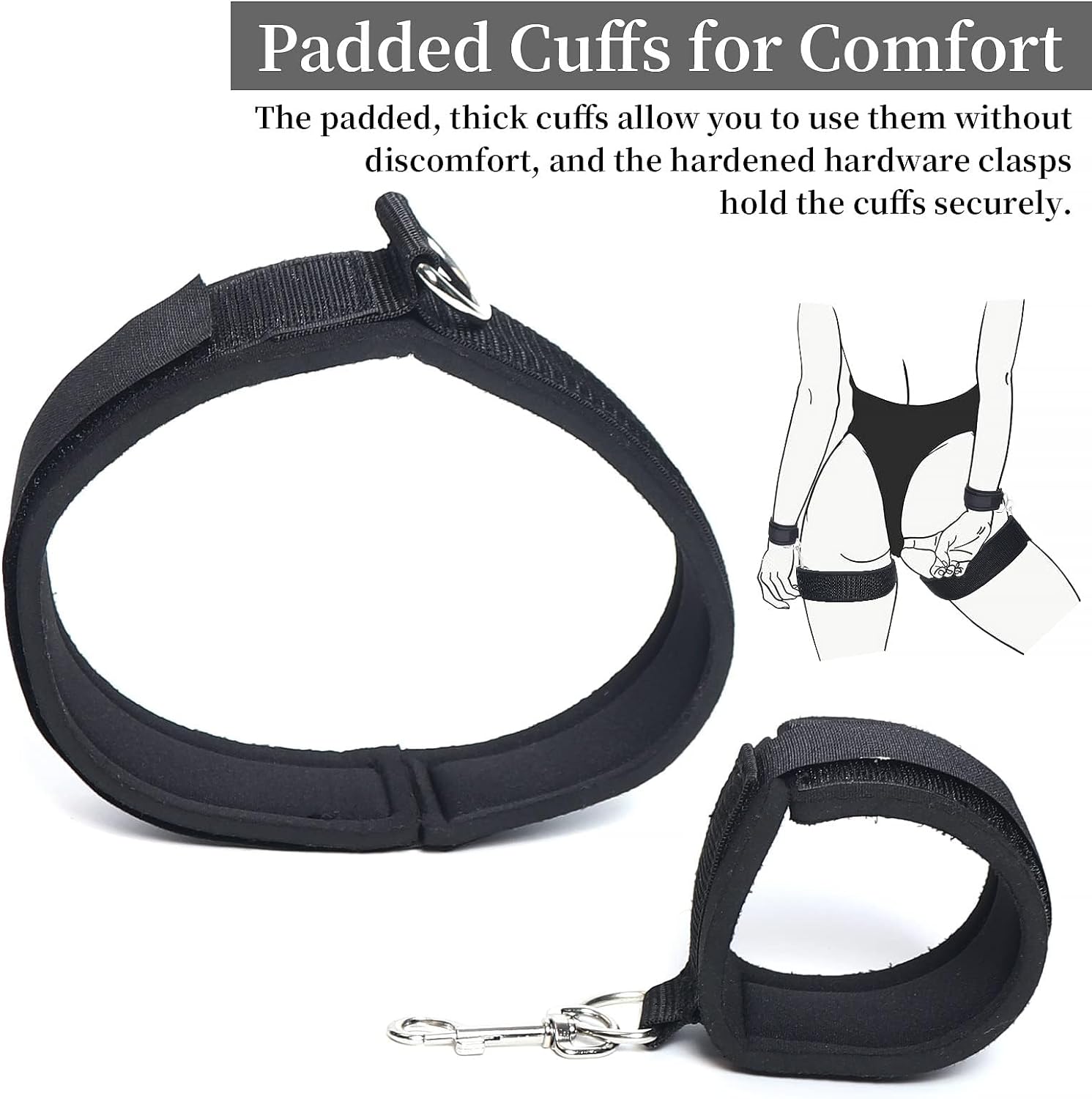 VelcroBond Adjustable Bondage Straps with Padding - Vixen | Nova Network