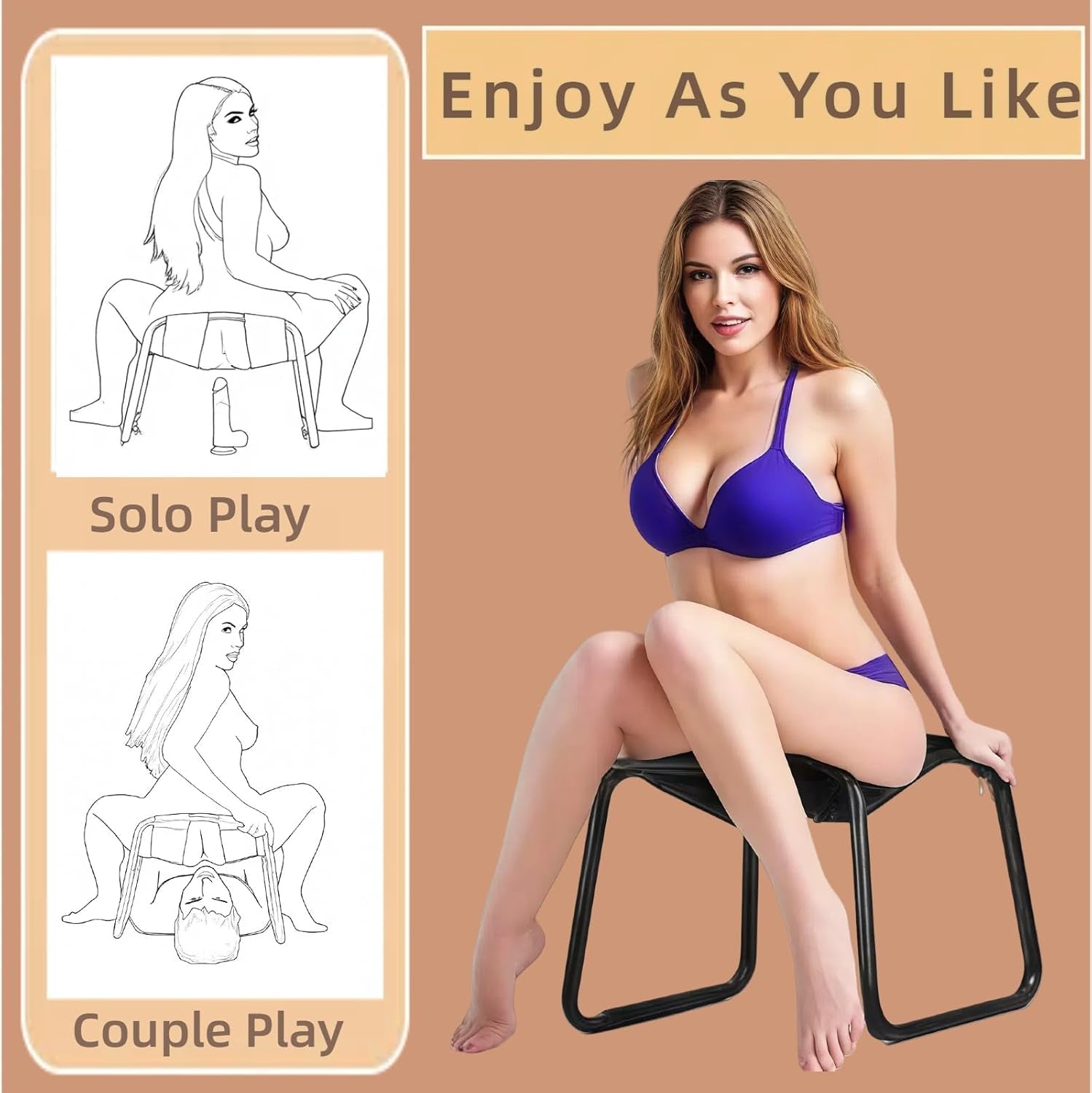 VeloraMotion Intimacy Support Stool - Vixen | Nova Network