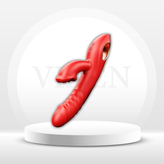 VeloraSync 4X Fusion Thrusting & Licking Vibrator - Vixen | Nova Network