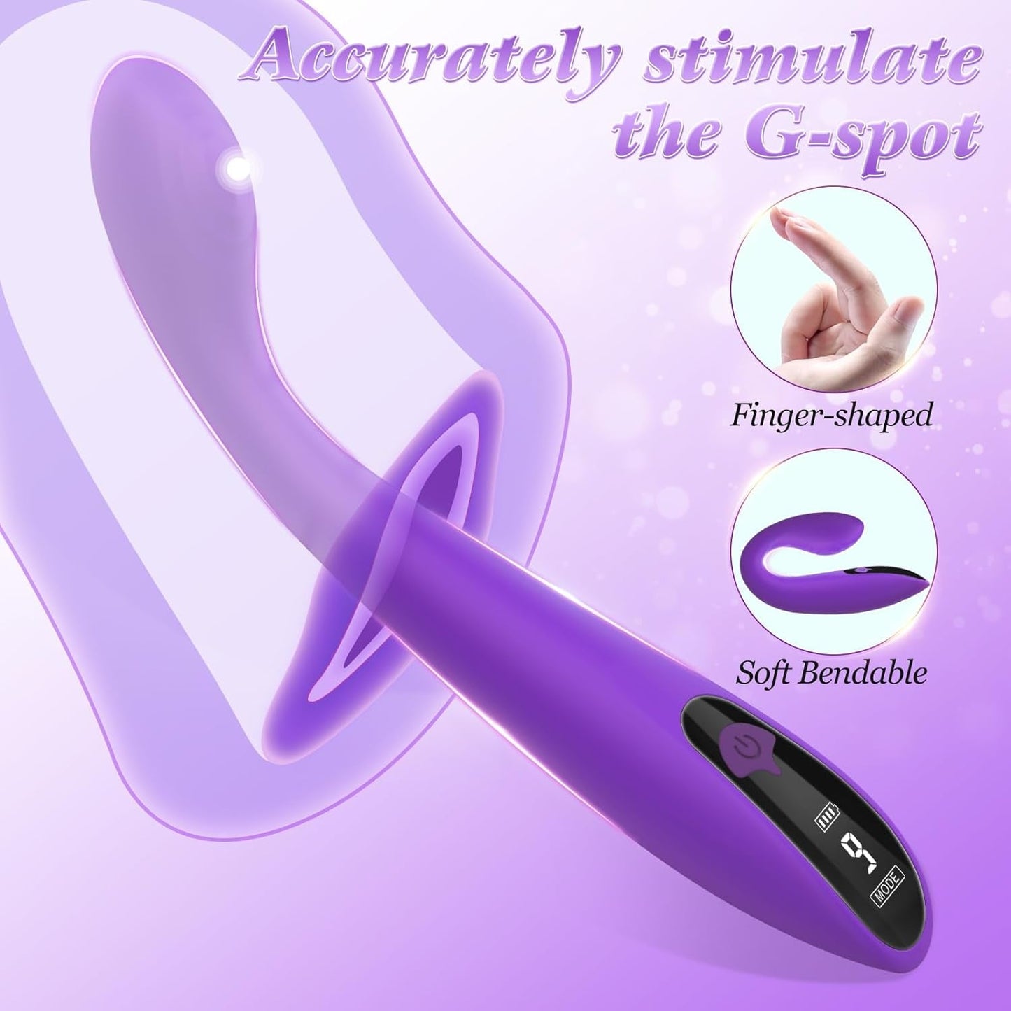 VelvetArc G - Spot Vibrator Wand with LCD - Vixen | Nova Network